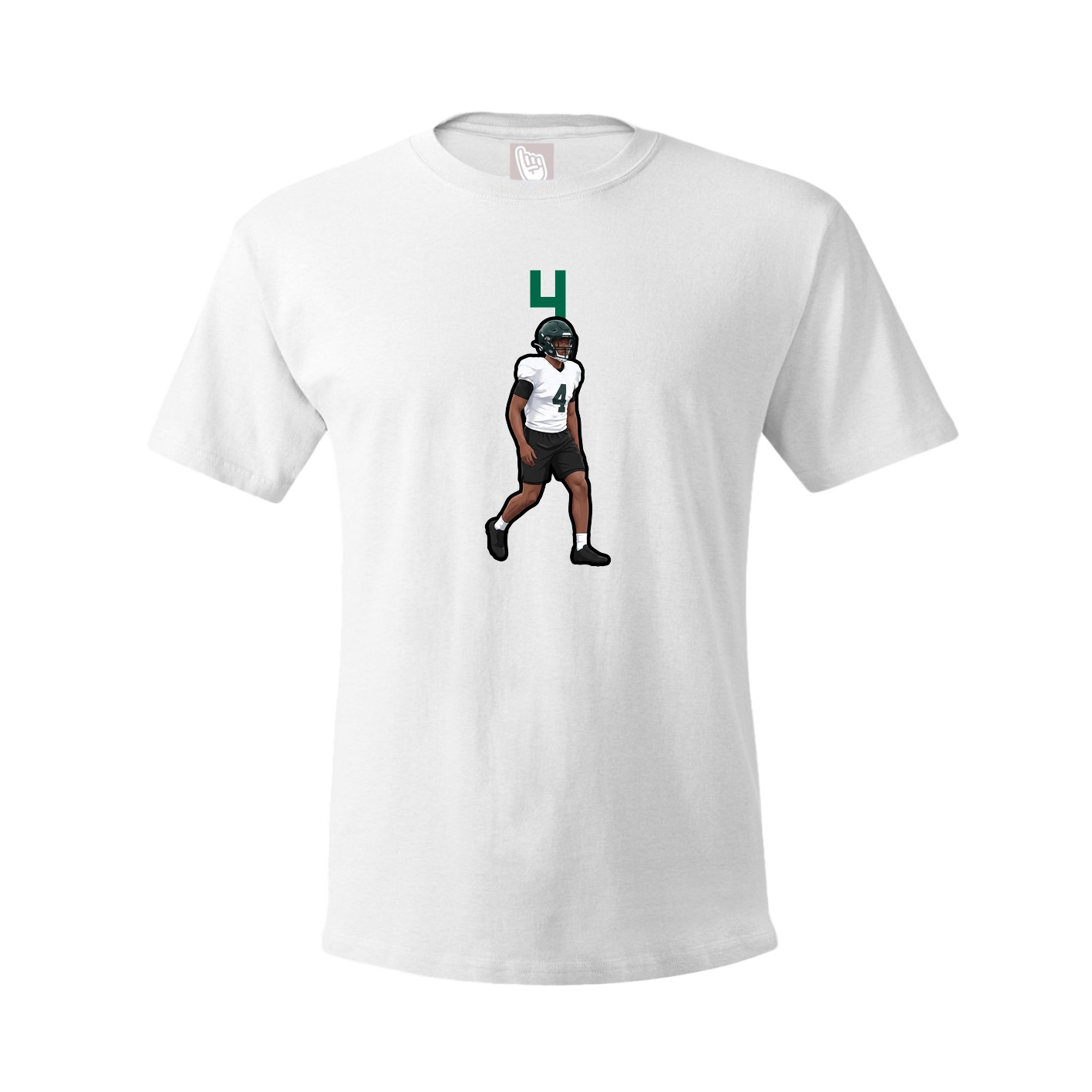 Tee — Number Top in White