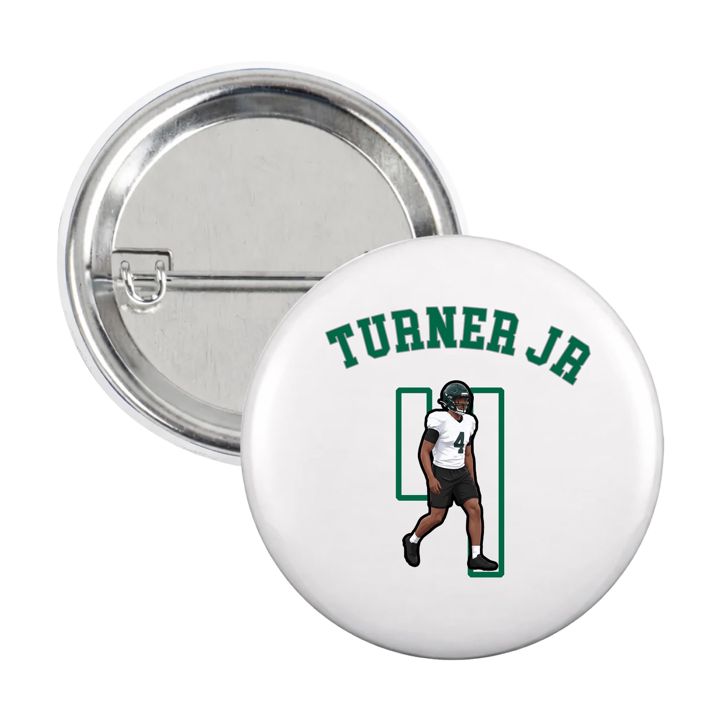 Game Day Button — Shirsey Arch in White