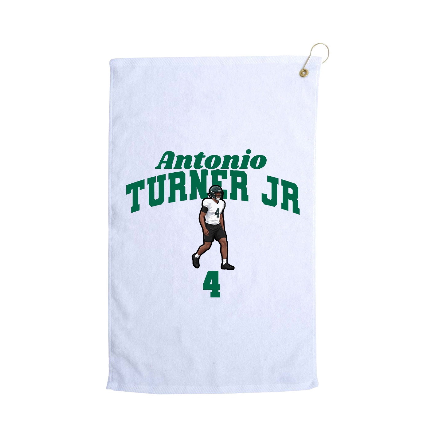 Golf Towel — Signature Arch in White