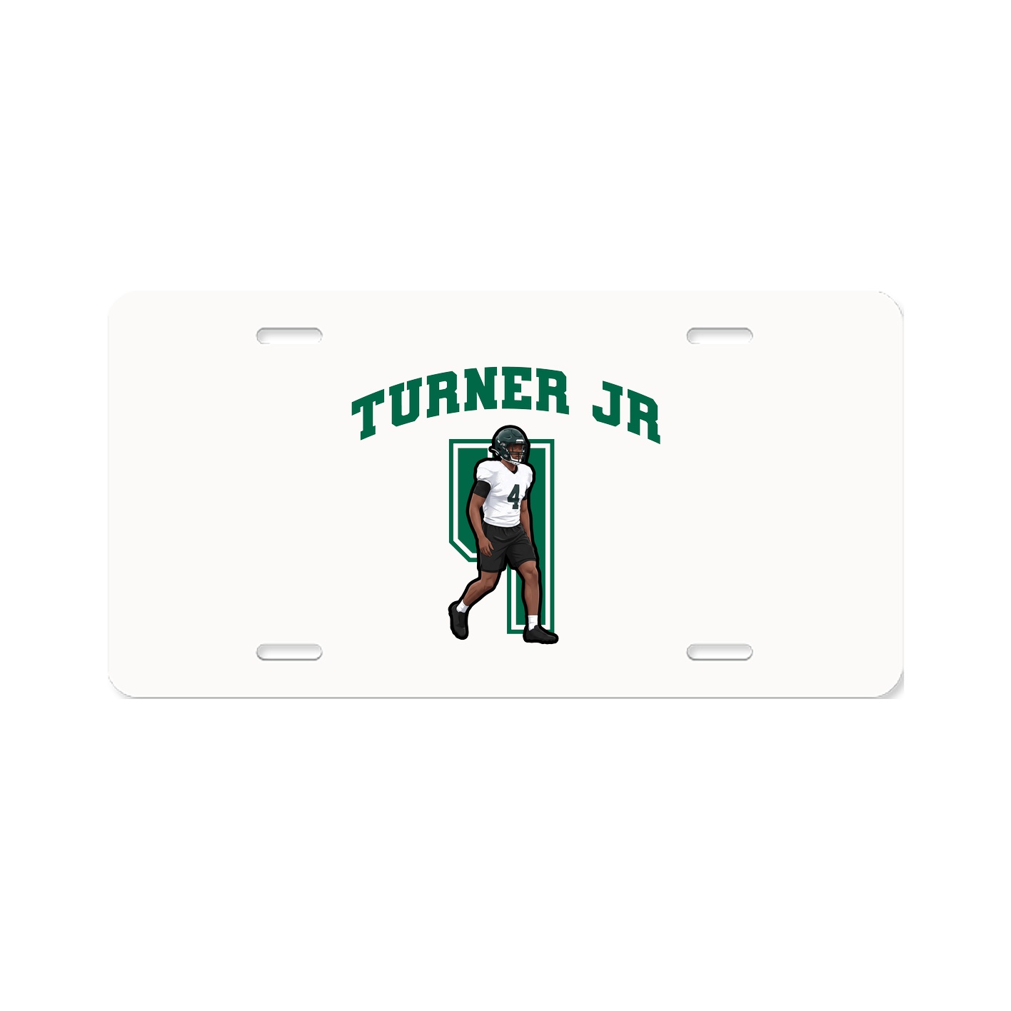 License Plate — Number in Classic