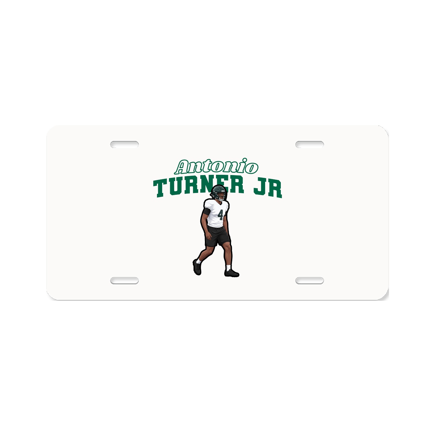 License Plate — Name Arch in Classic