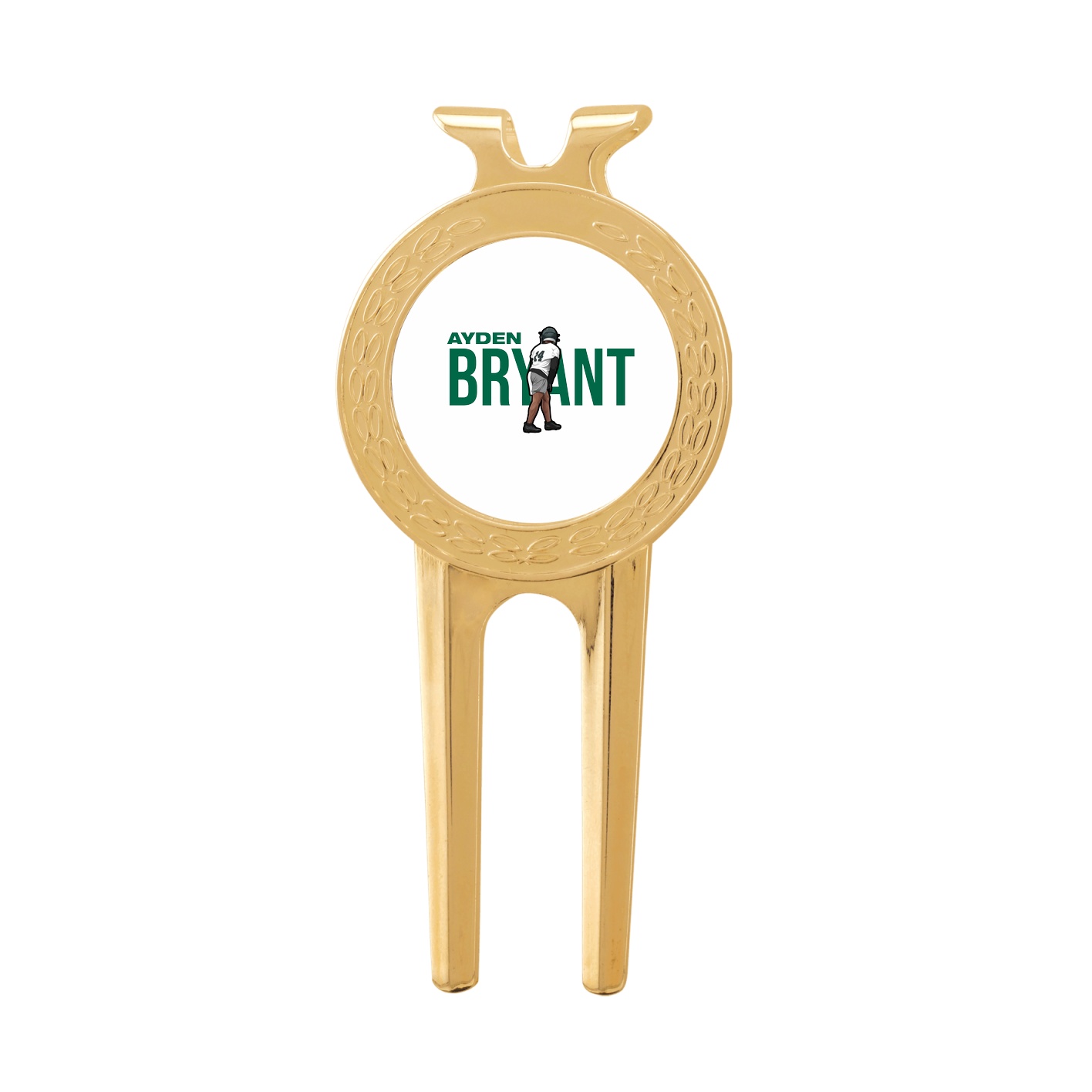 Divot Tool with Ball Marker — Player Name in Classic