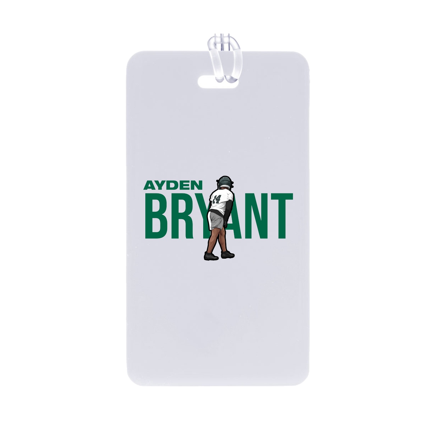 Bag Tag — Player Name in Classic