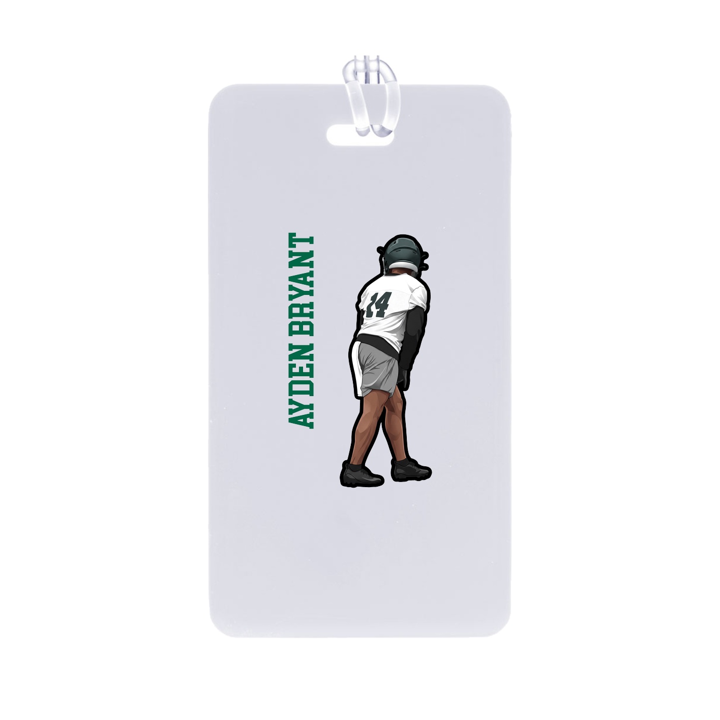 Bag Tag — Name Vertical in Classic