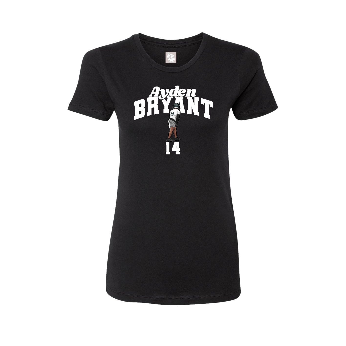 Womens Tee — Signature Arch in Black