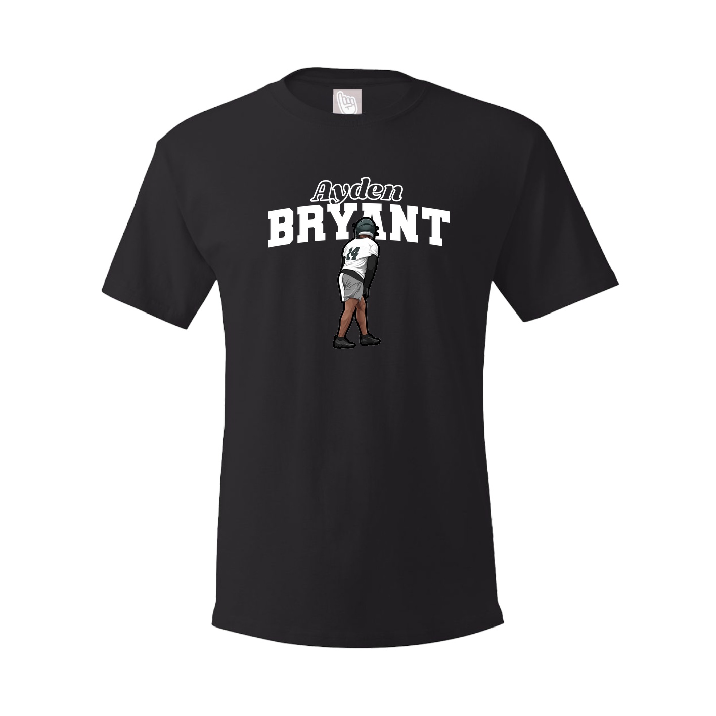 Youth Tee — Name Arch in Black
