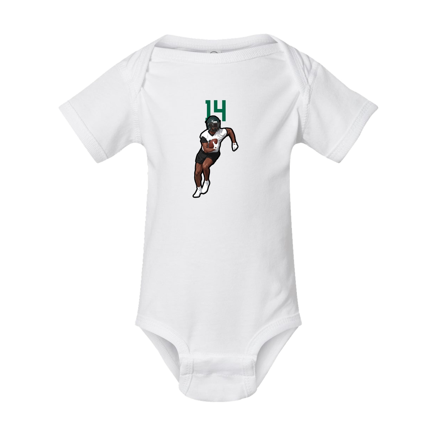 Baby Onesie — Number Top in White