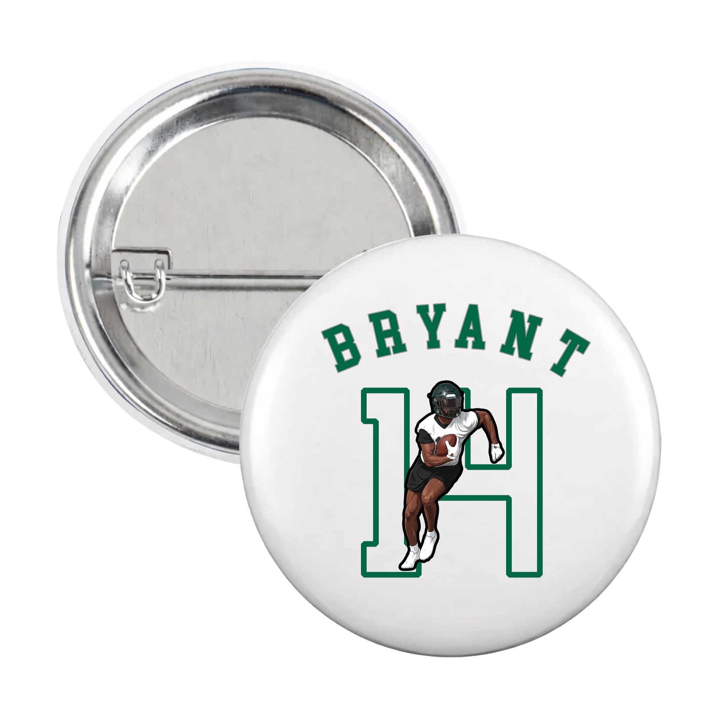 Game Day Button — Shirsey Arch in White