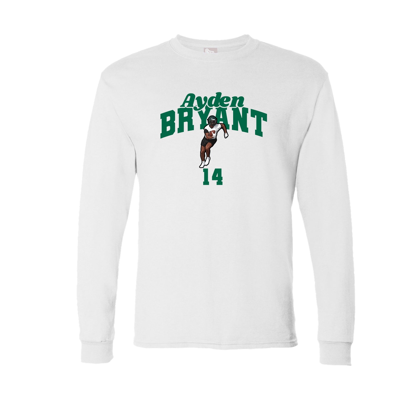 Long Sleeve Tee — Signature Arch in White