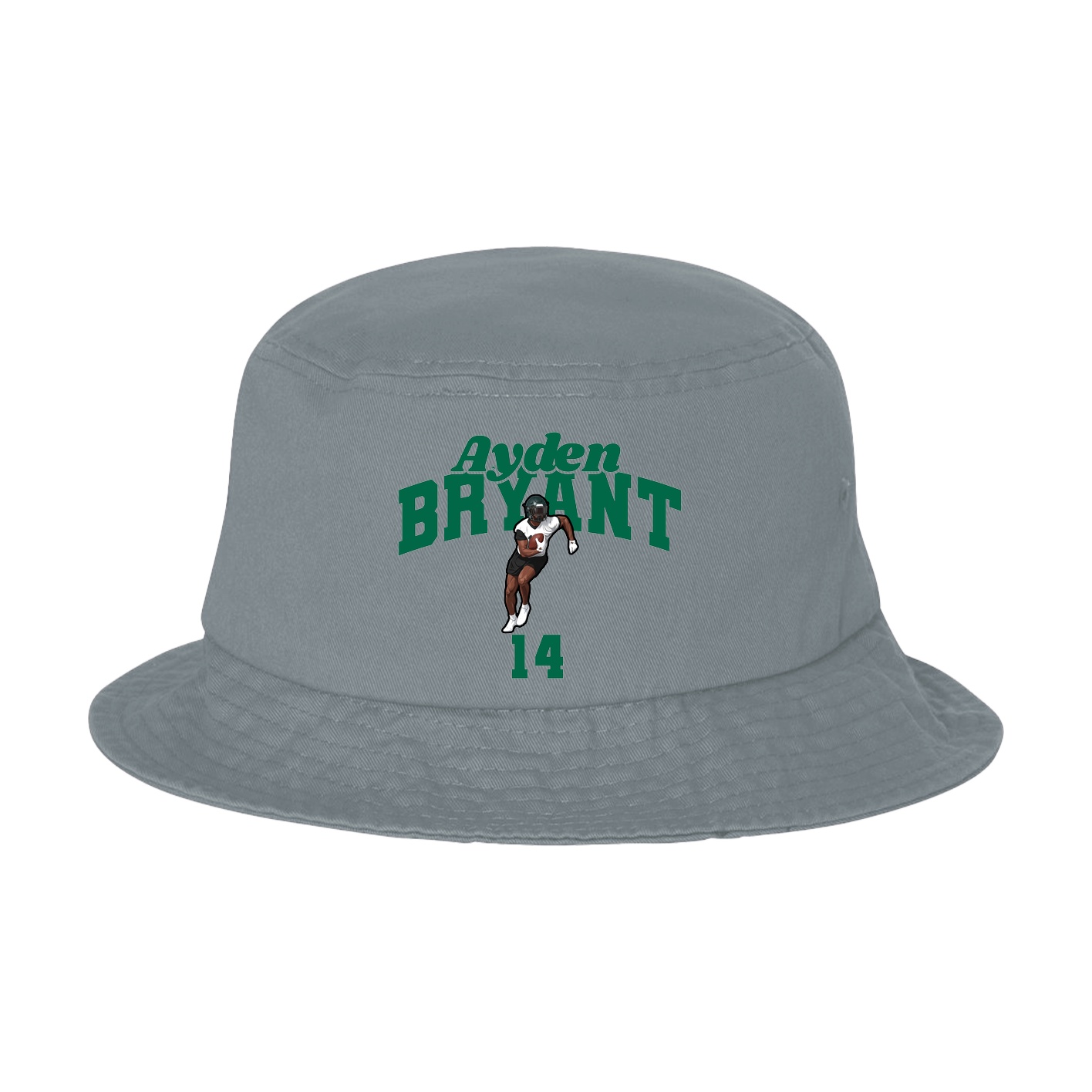 Bucket Cap — Signature Arch in Grey