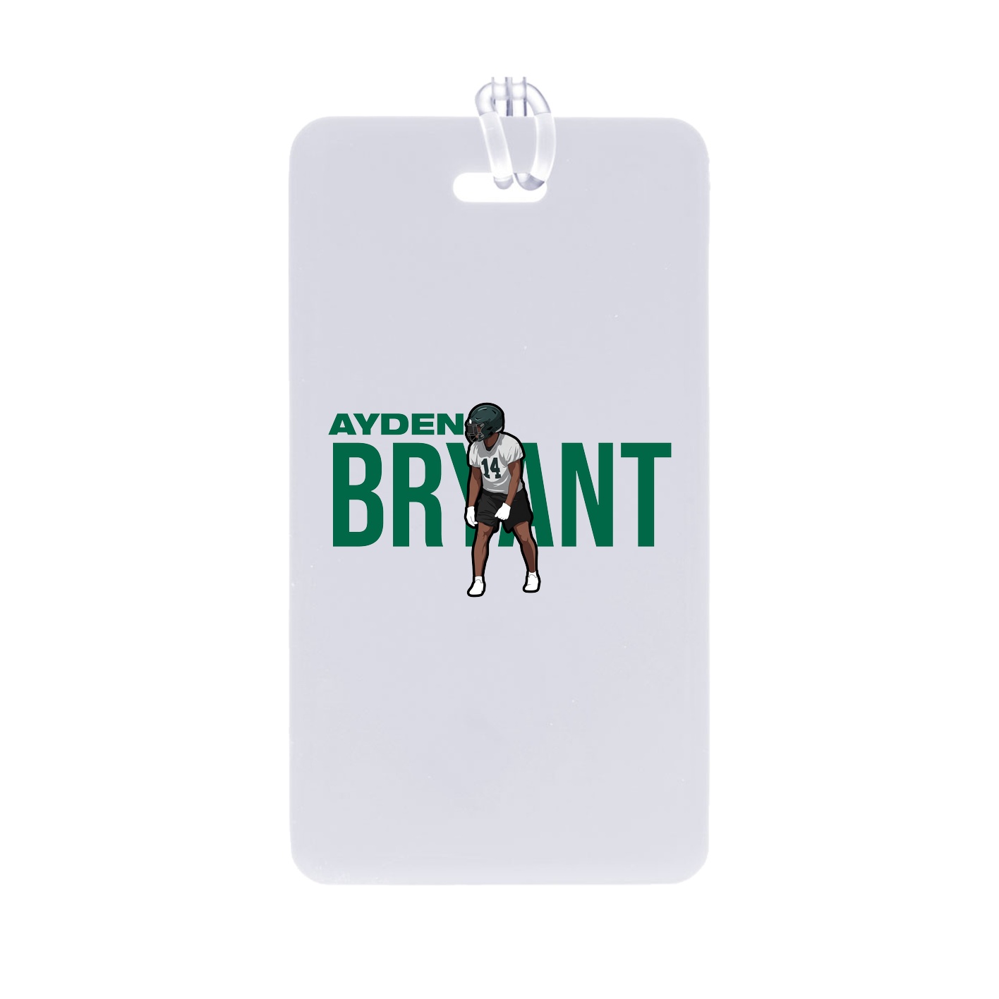 Bag Tag — Player Name in Classic