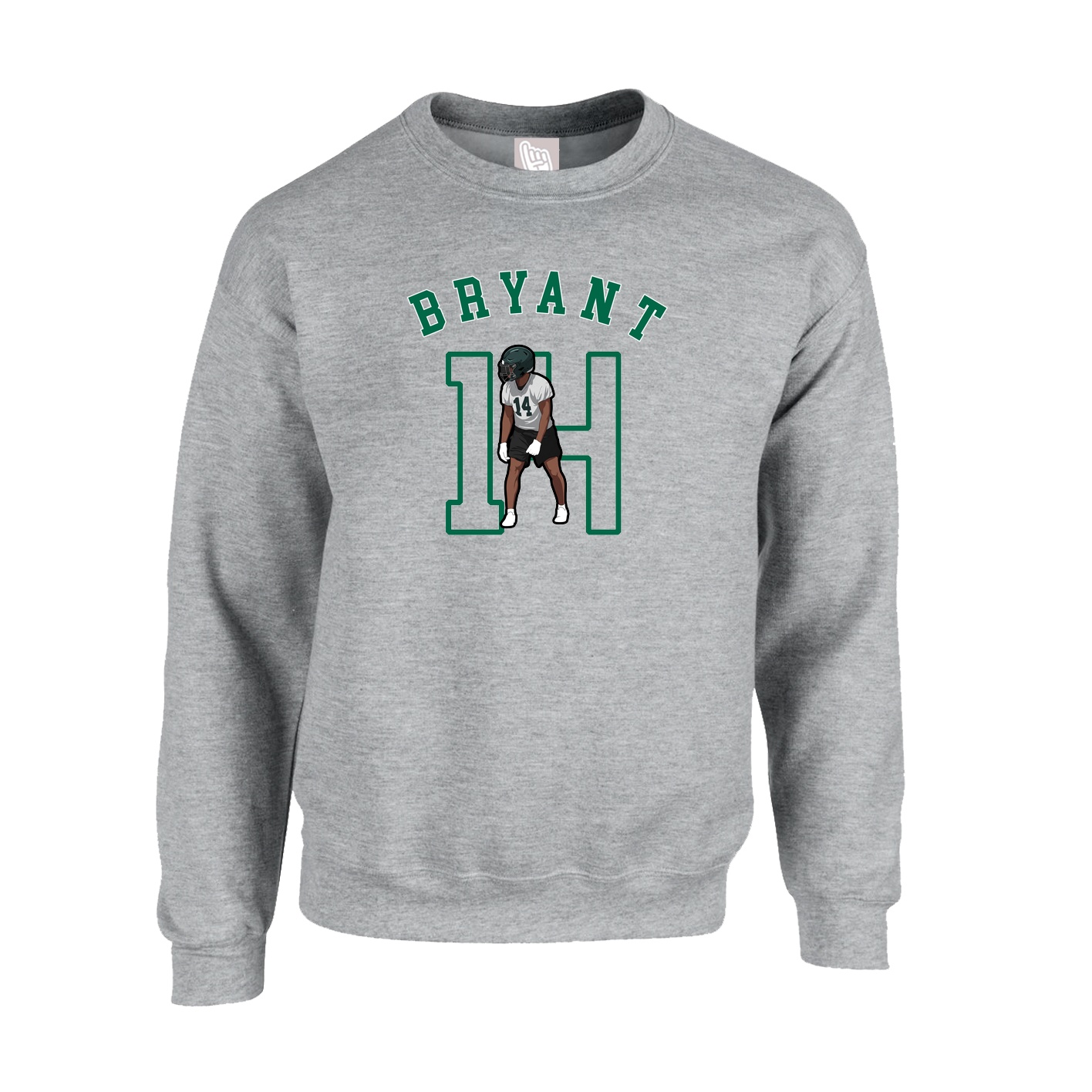 Fleece Crew — Shirsey Arch in Grey