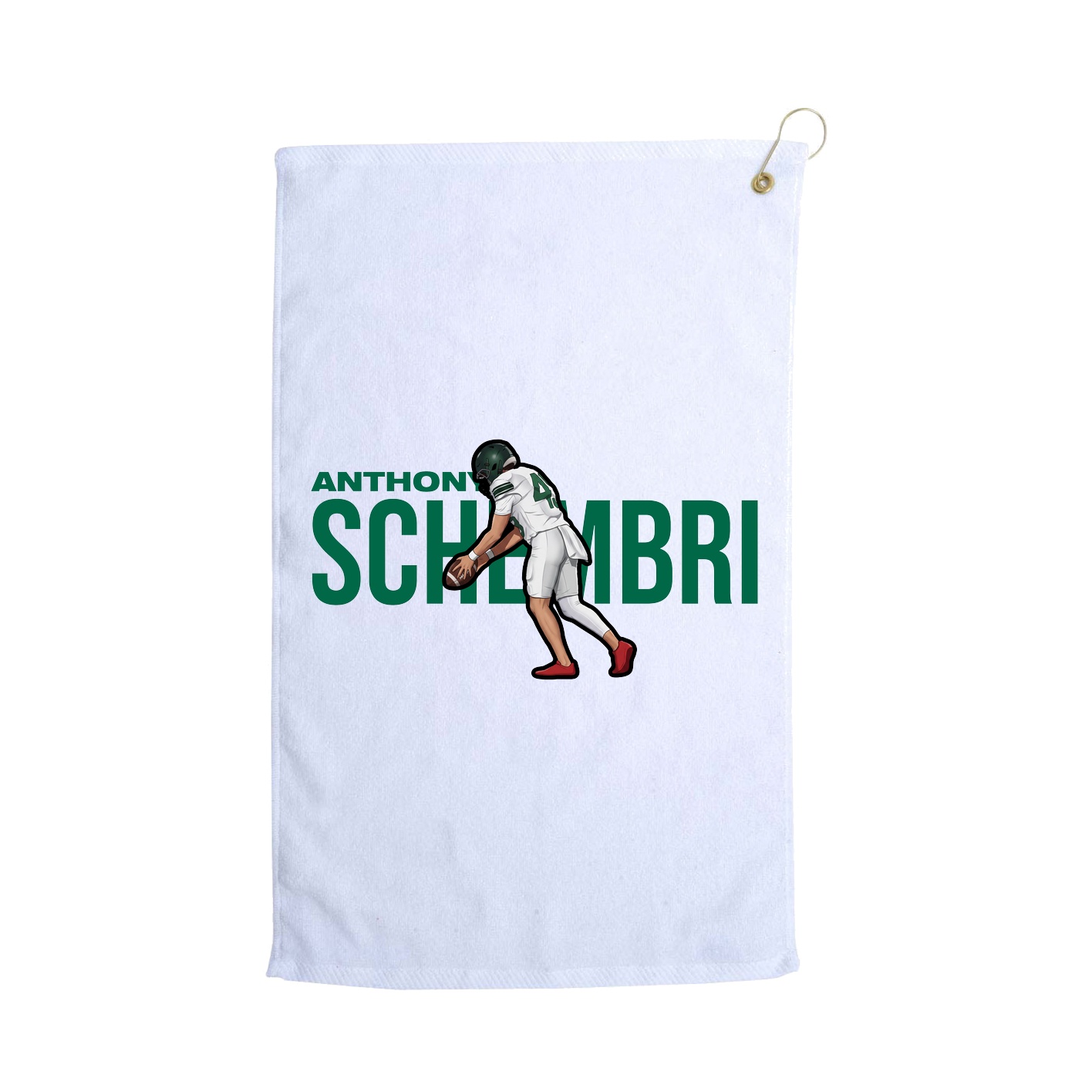 Golf Towel — Player Name in White