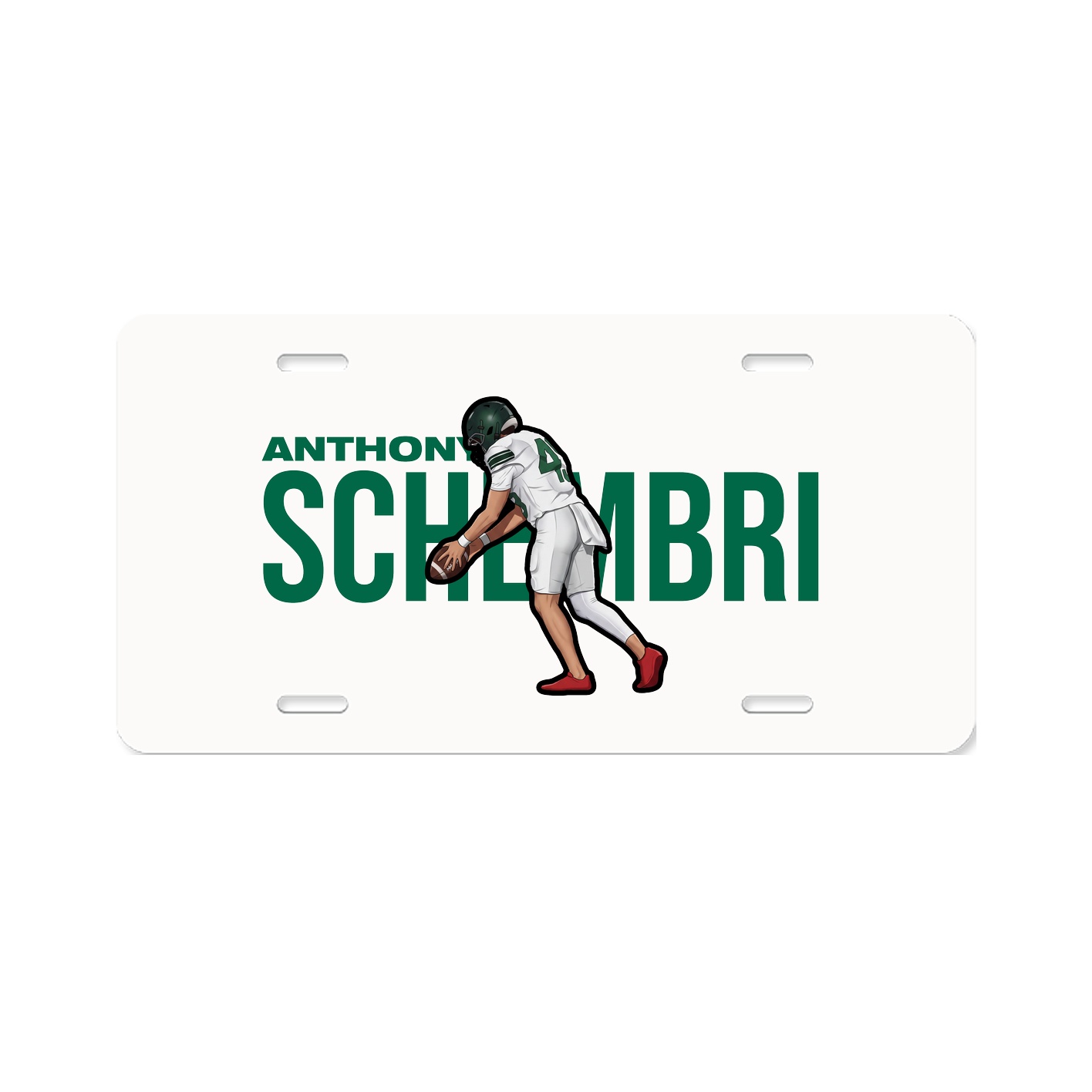 License Plate — Player Name in Classic