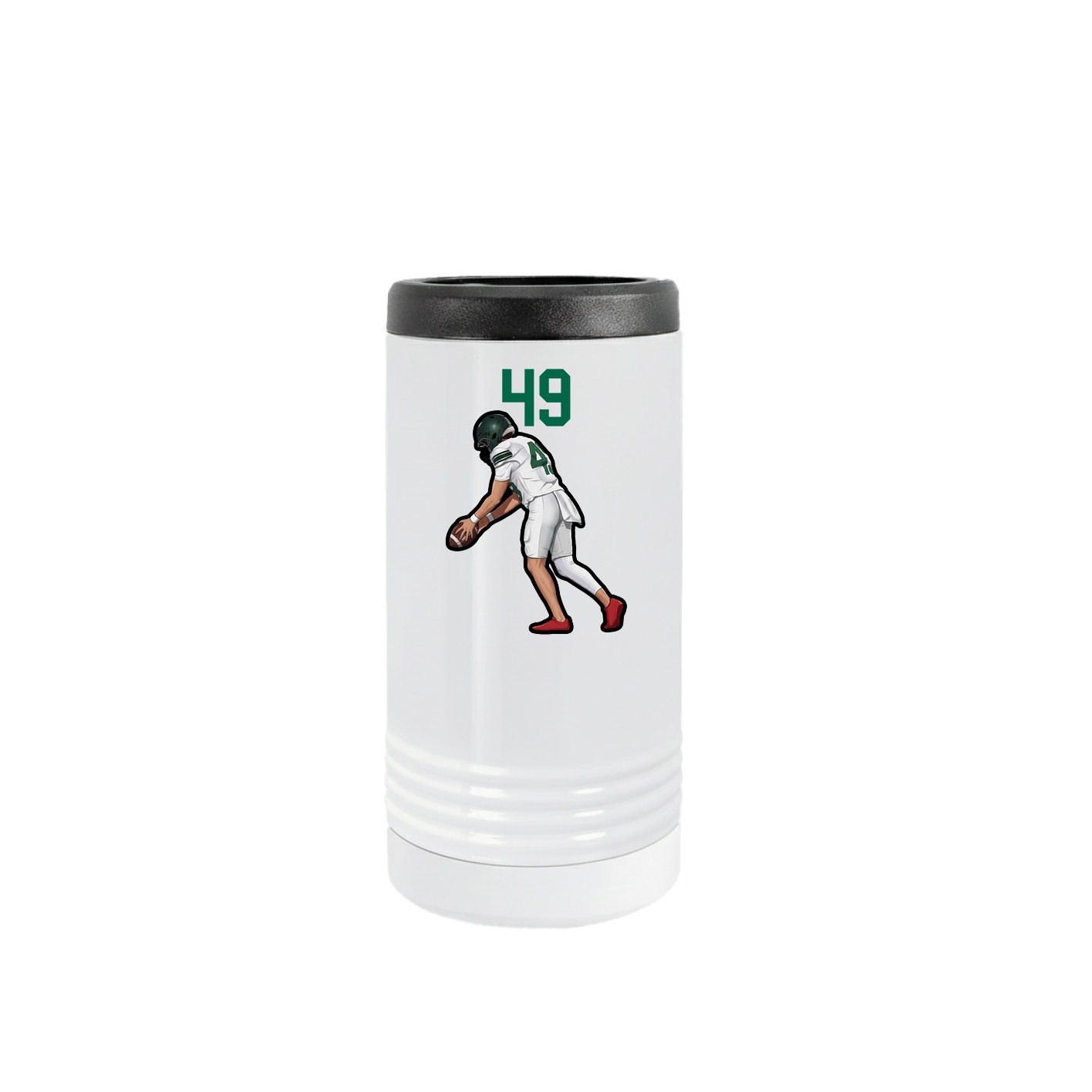 Slim Beverage Holder — Number Top in White