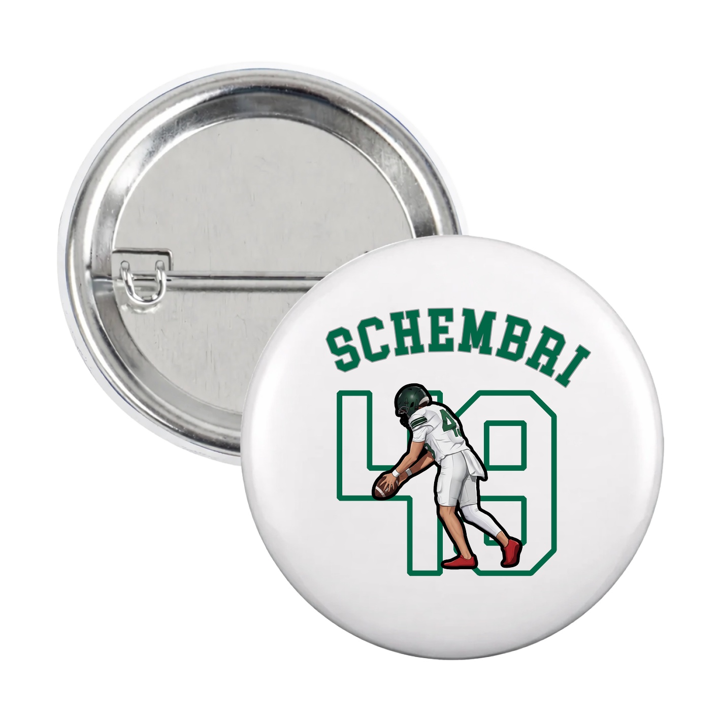 Game Day Button — Shirsey Arch in White