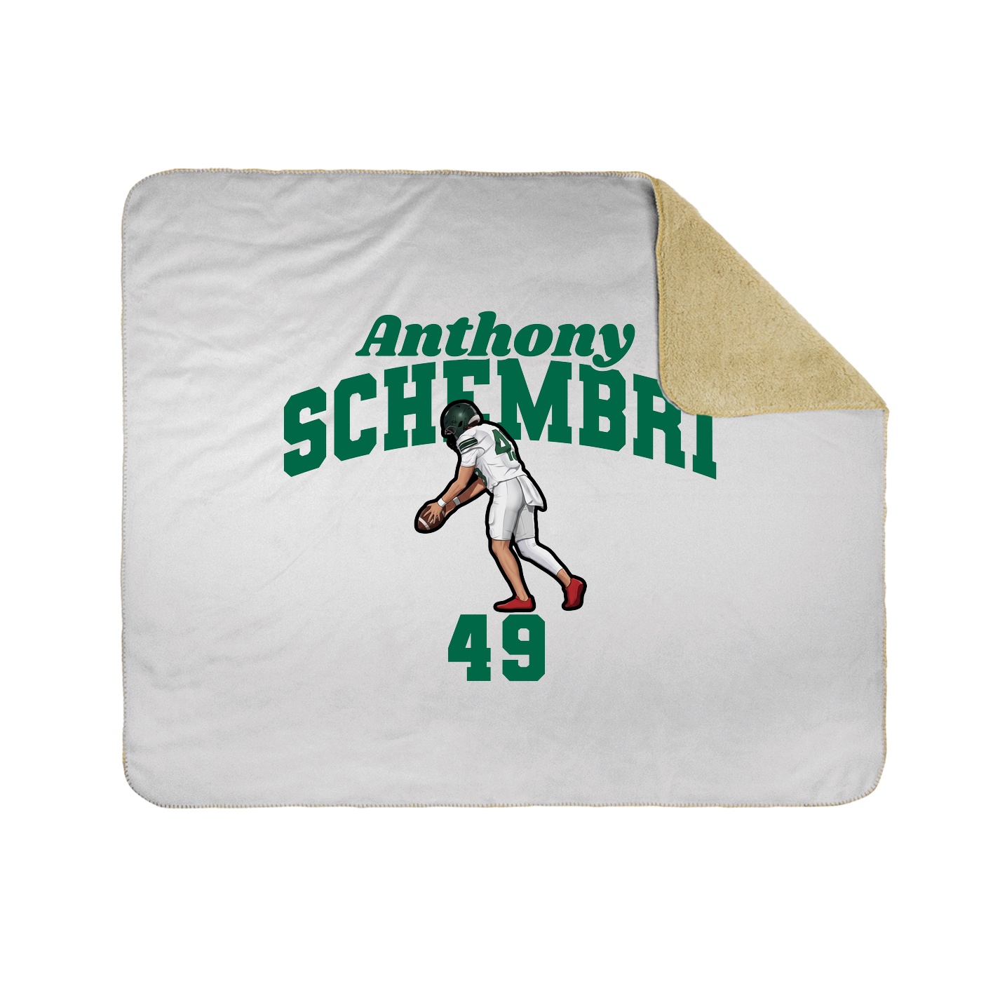 Throw Blanket — Signature Arch in White