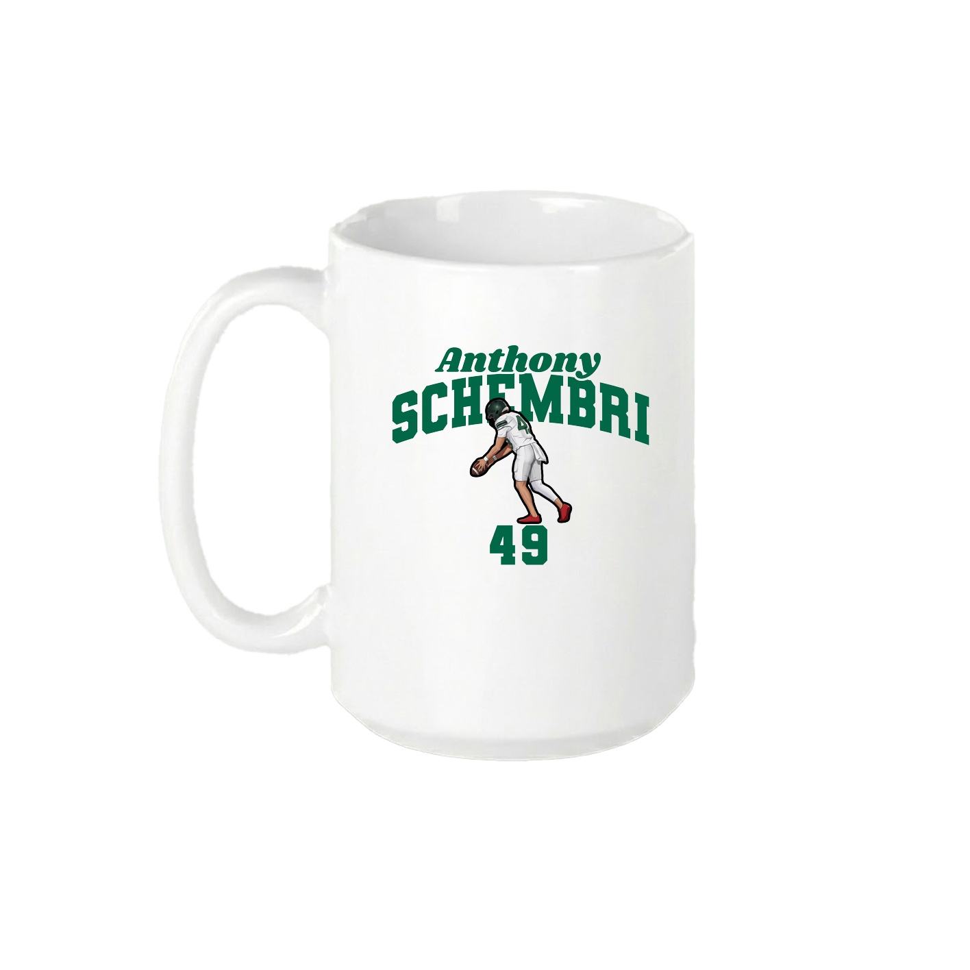 15oz Coffee Mug — Signature Arch in White