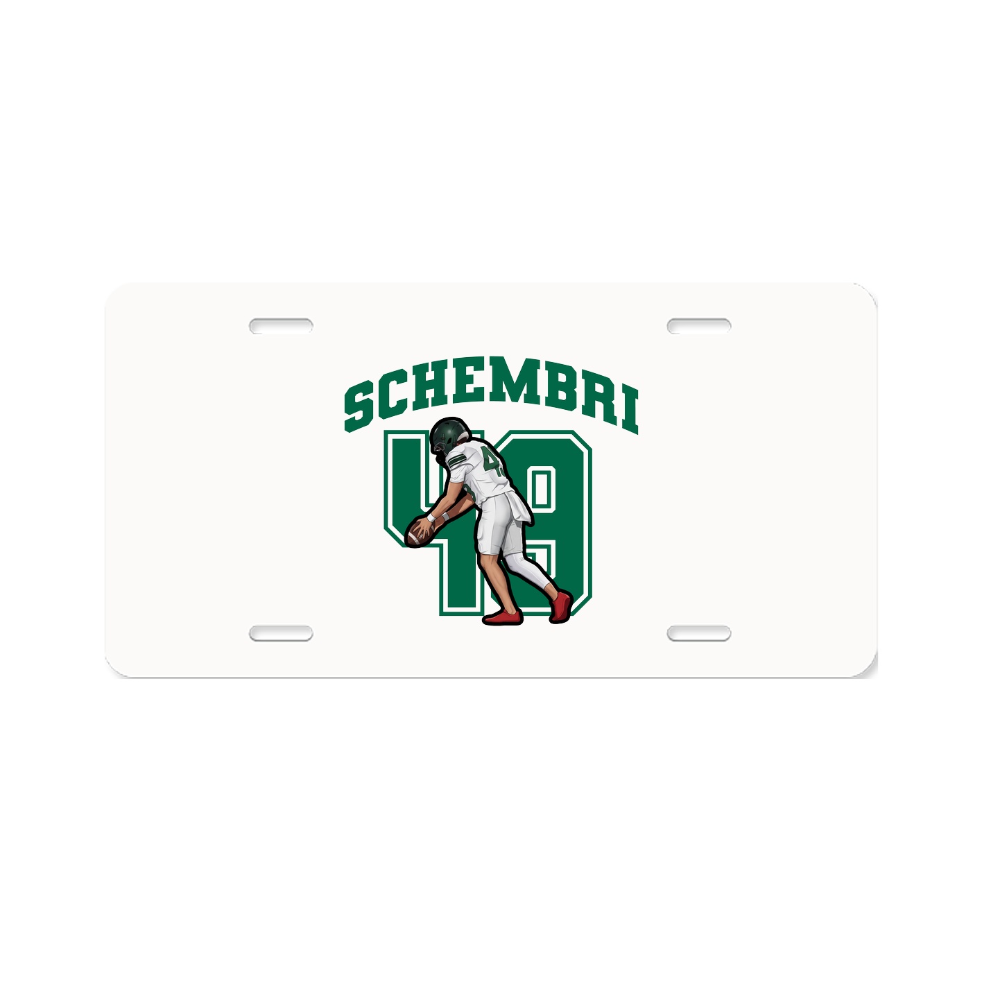 License Plate — Number in Classic