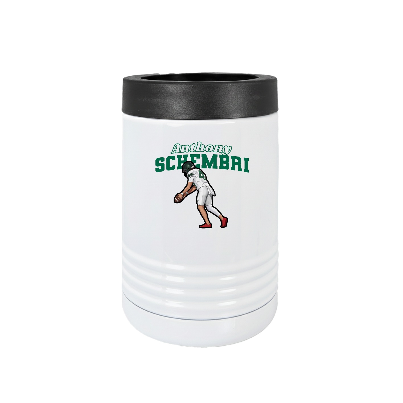 Beverage Holder — Name Arch in White