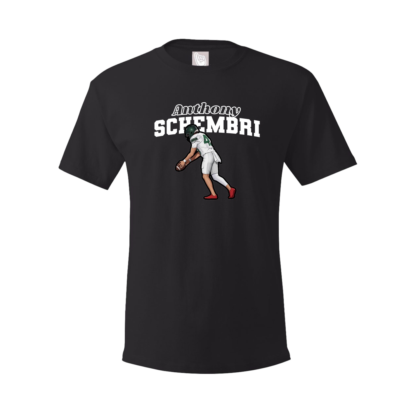 Youth Tee — Name Arch in Black