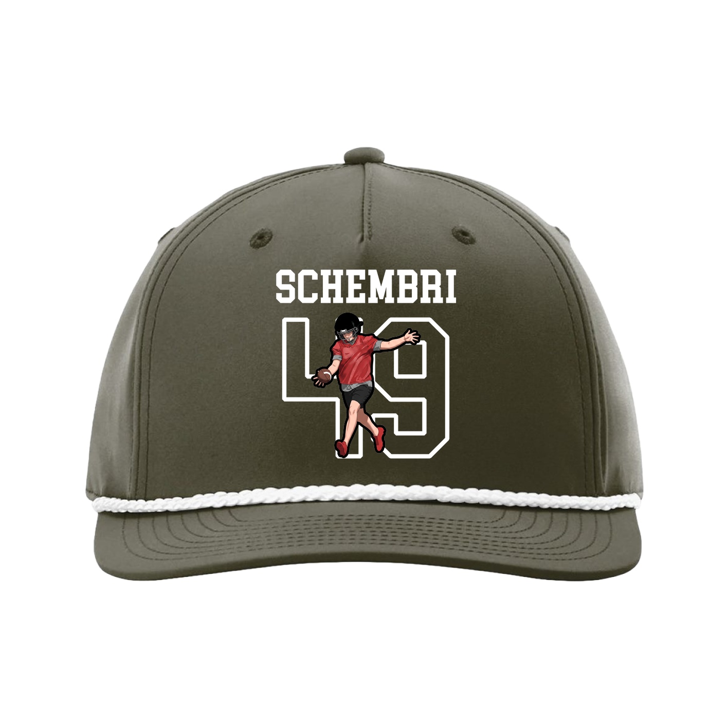 Five-Panel Classic Rope Cap — Shirsey in Green
