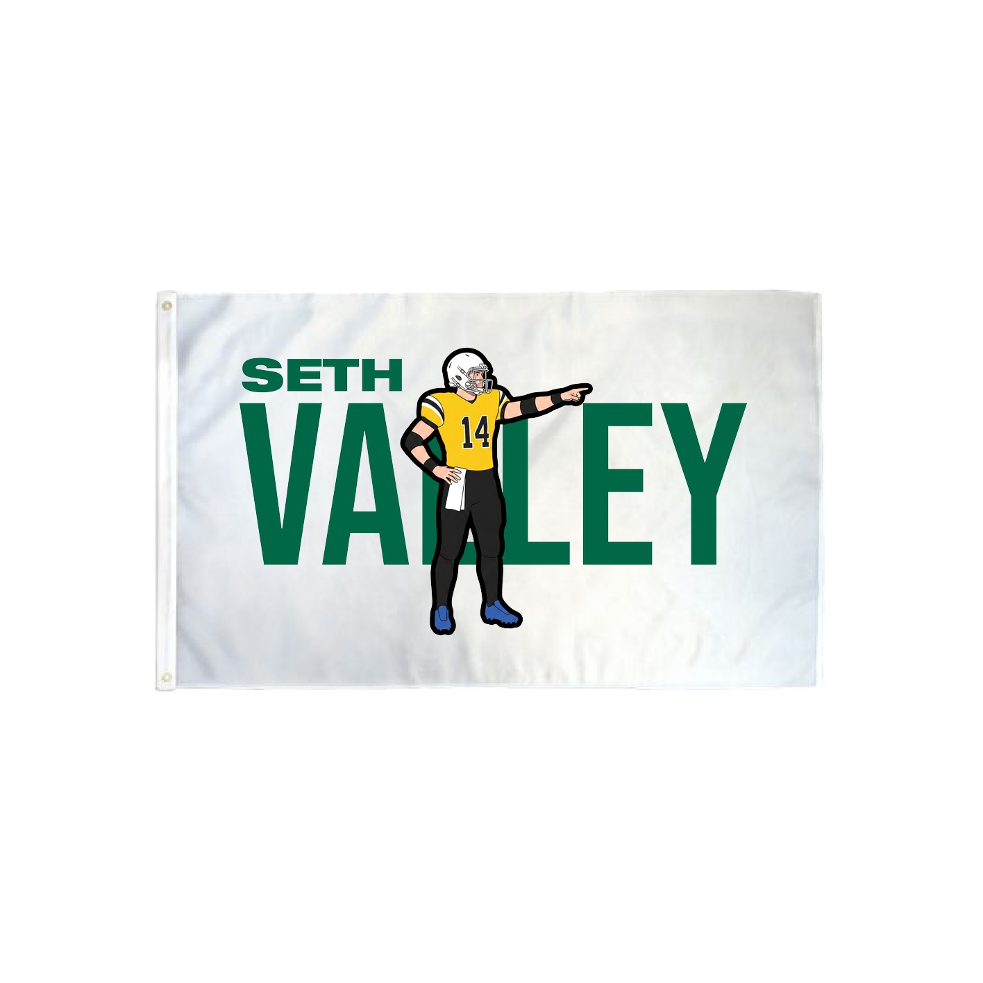 3x5 Flag — Player Name in Classic