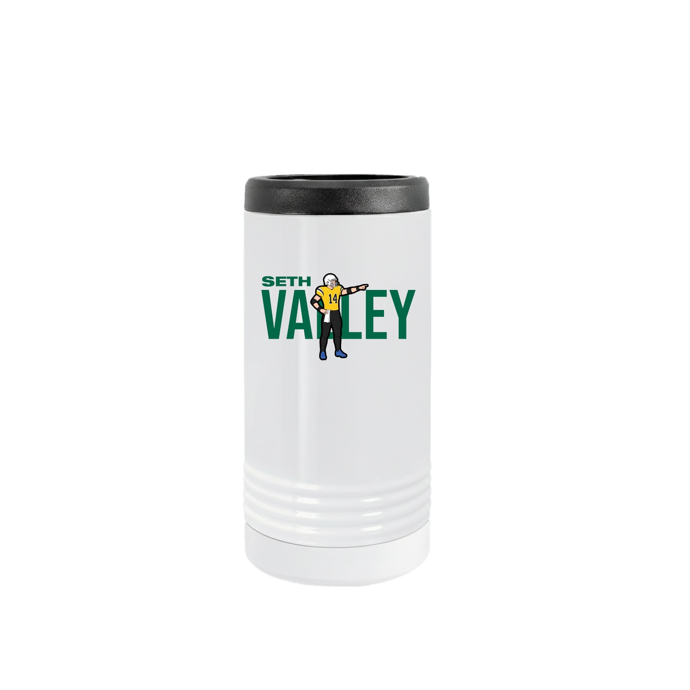 Slim Beverage Holder — Player Name in White