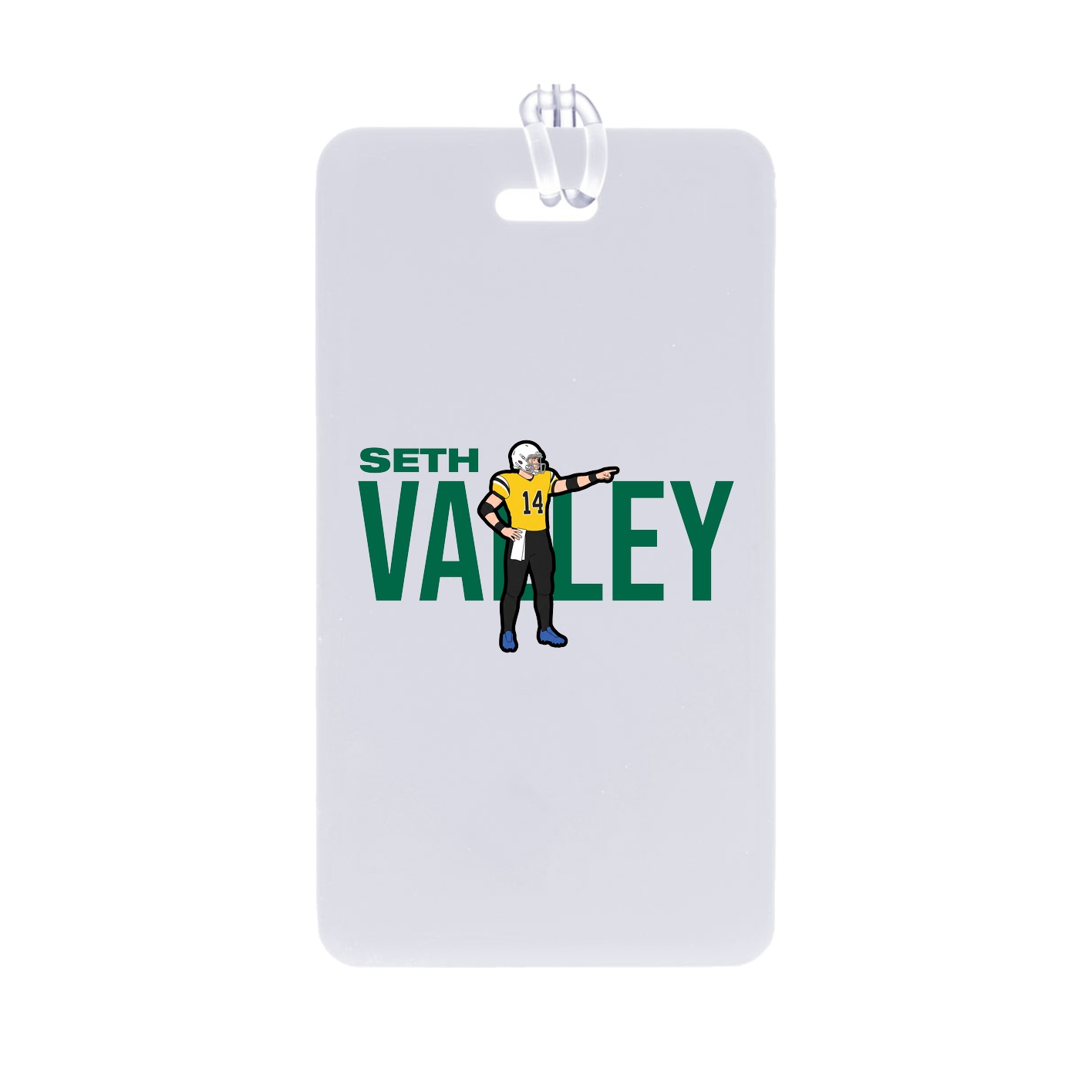 Bag Tag — Player Name in Classic