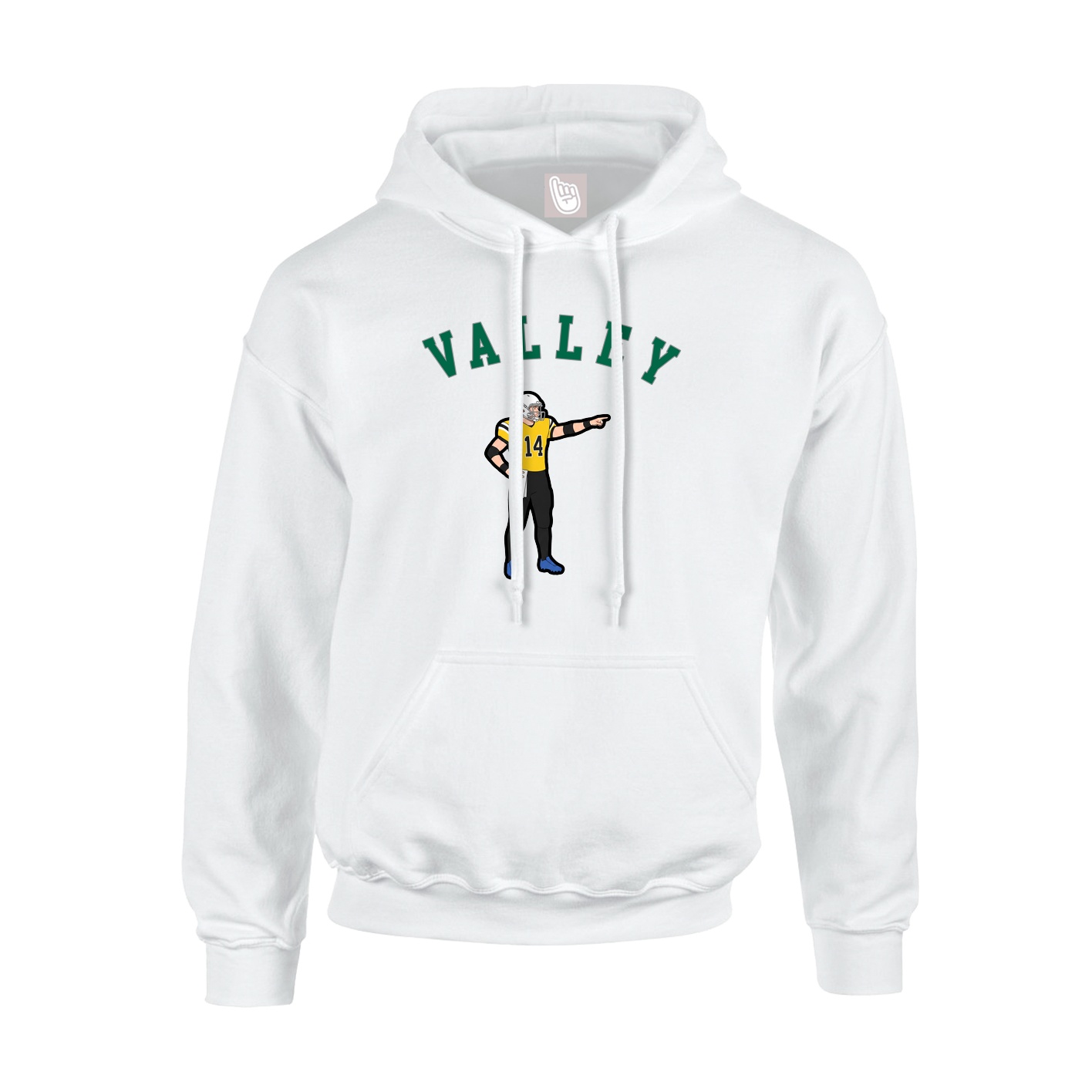 Hoodie — Shirsey Arch in White