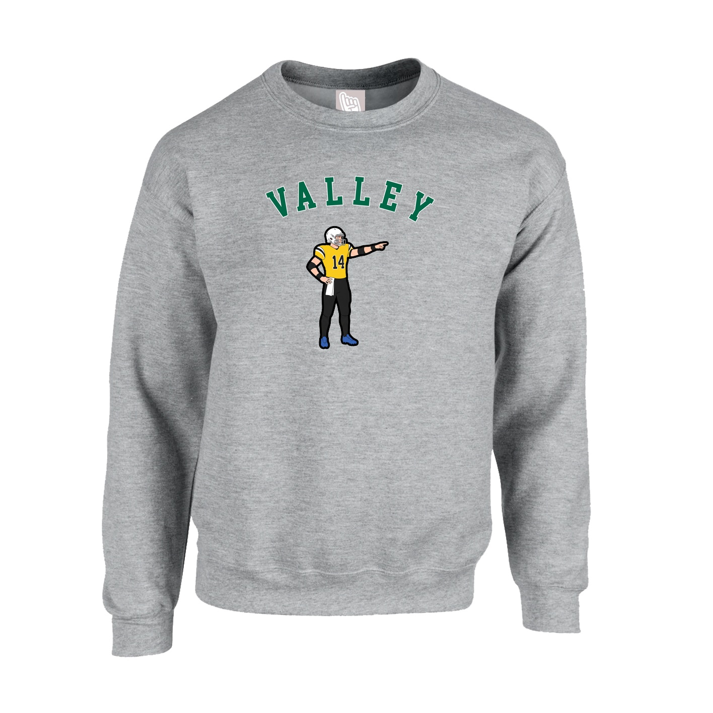 Fleece Crew — Shirsey Arch in Grey