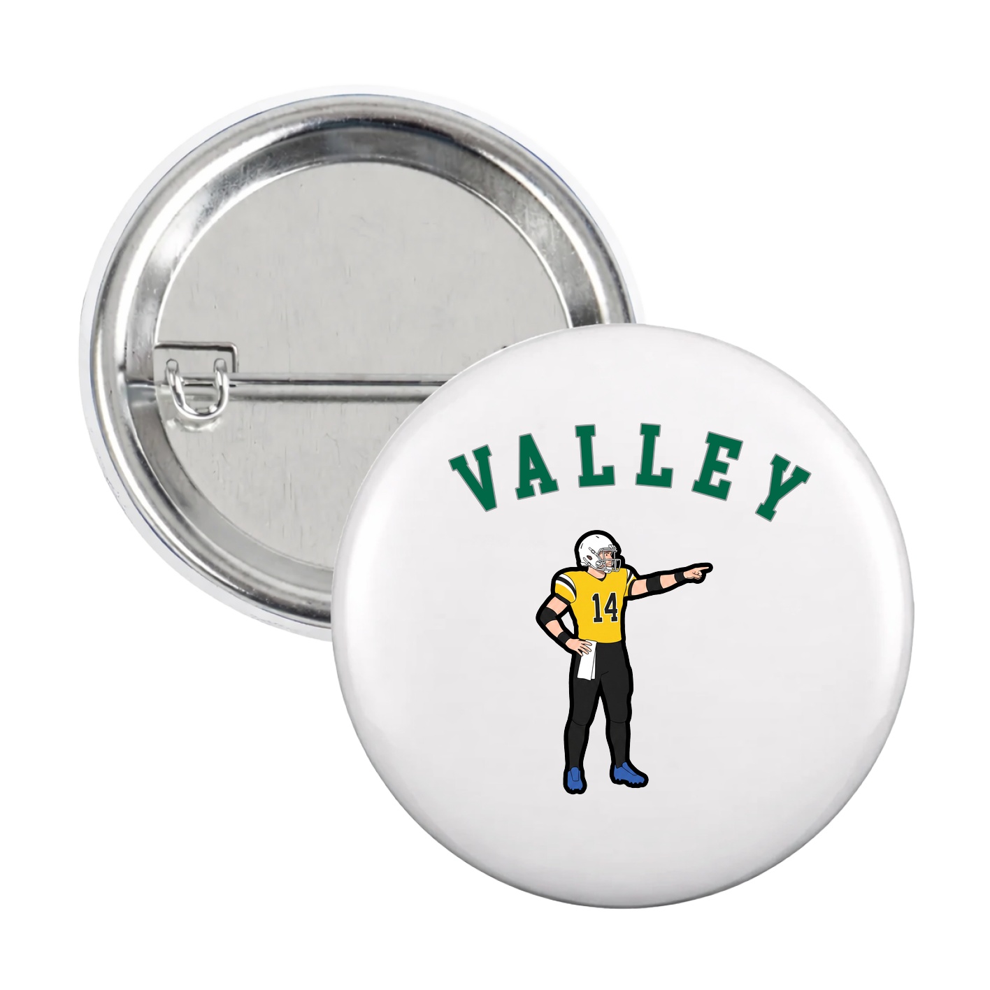Game Day Button — Shirsey Arch in White