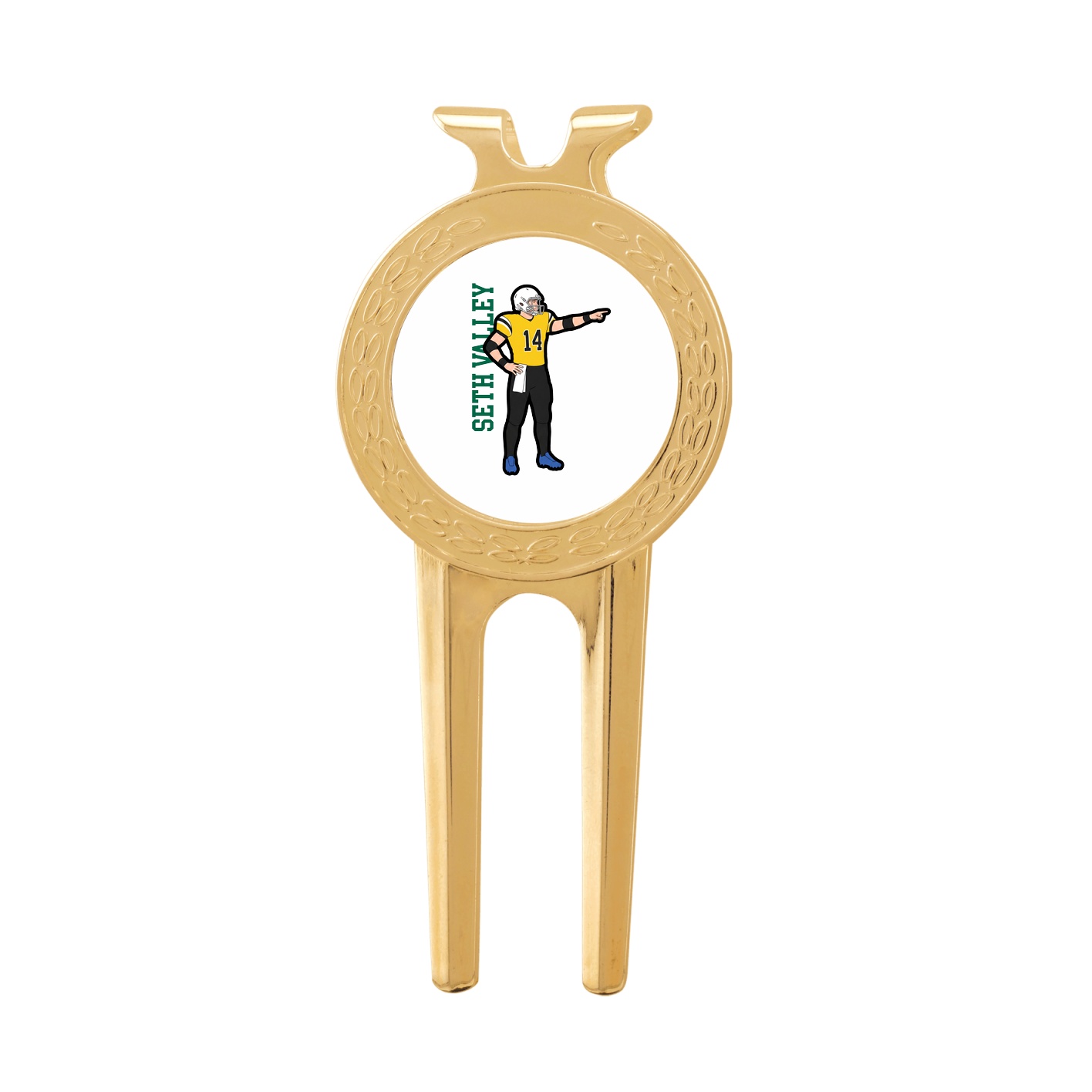 Divot Tool with Ball Marker — Name Vertical in Classic