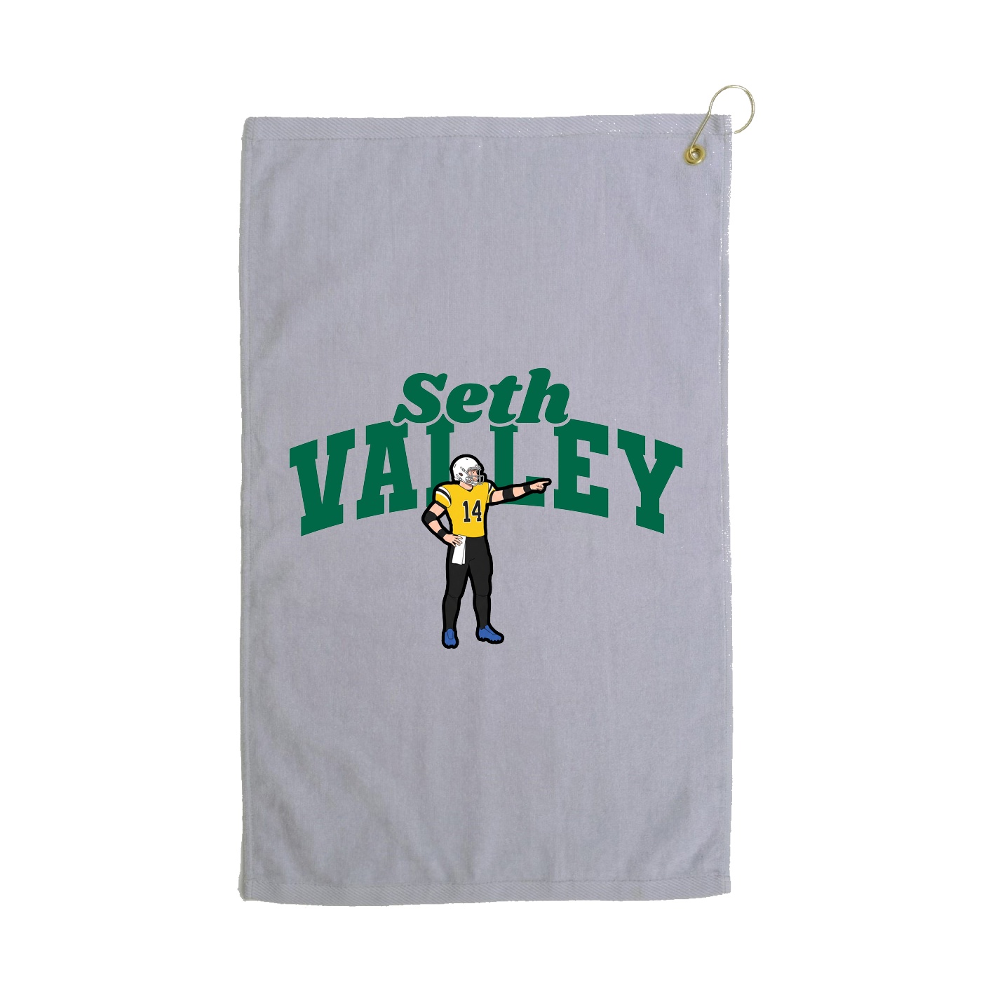 Golf Towel — Signature Arch in Grey