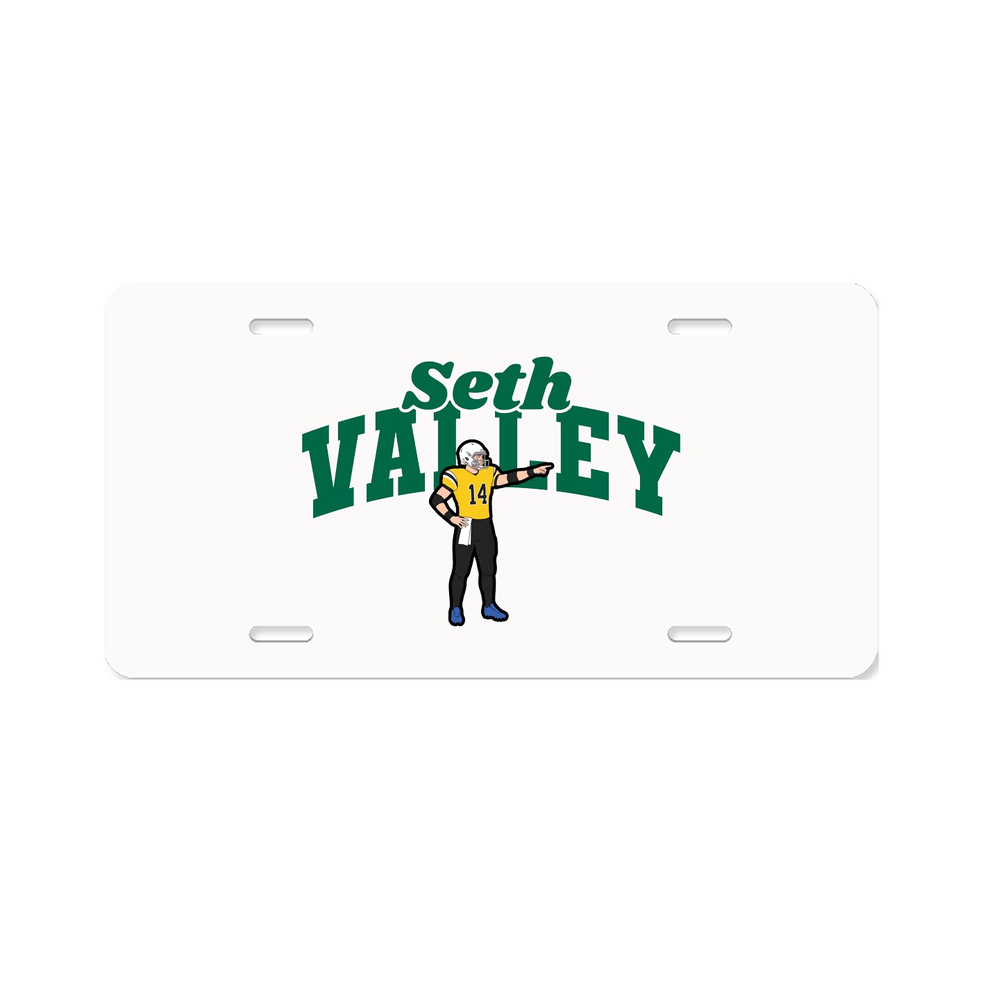 License Plate — Signature Arch in Classic