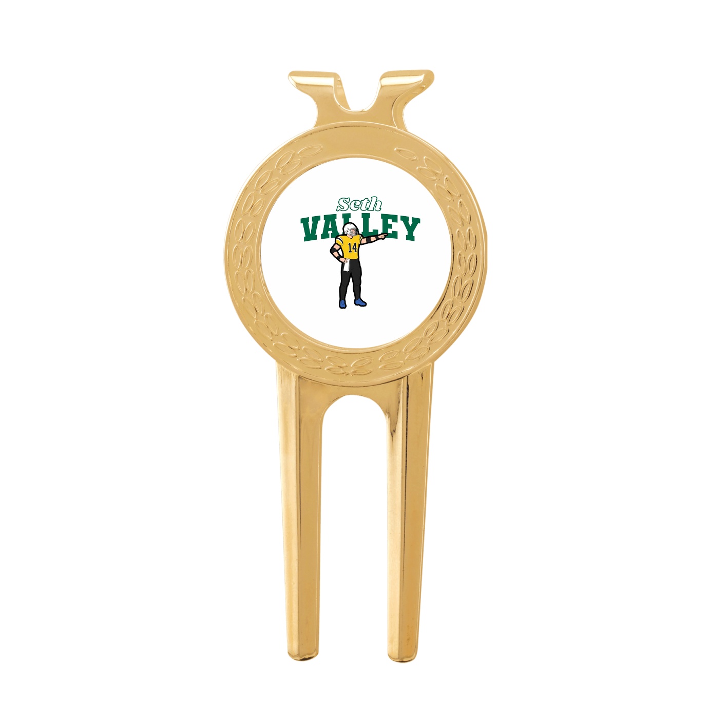 Divot Tool with Ball Marker — Name Arch in Classic