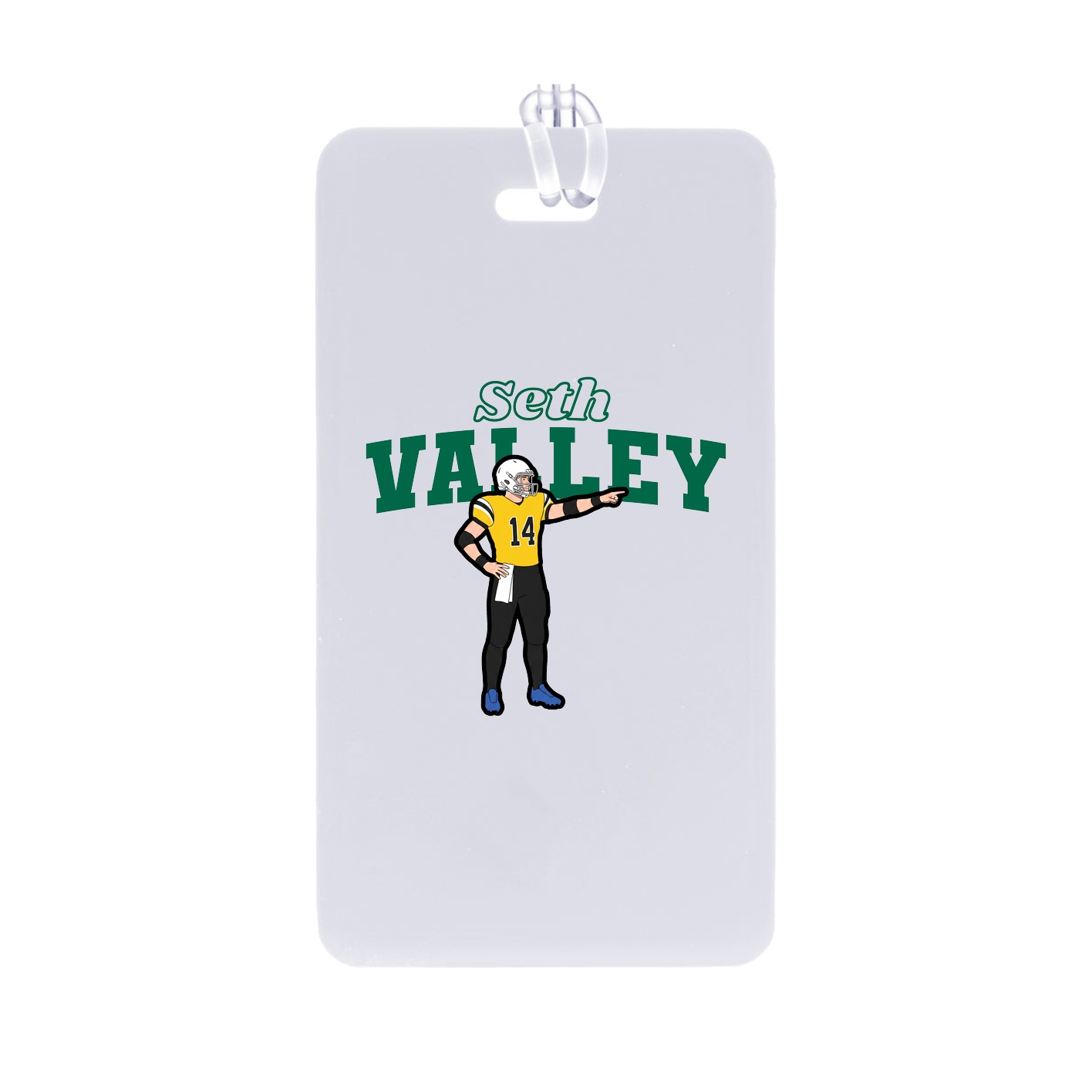 Bag Tag — Name Arch in Classic