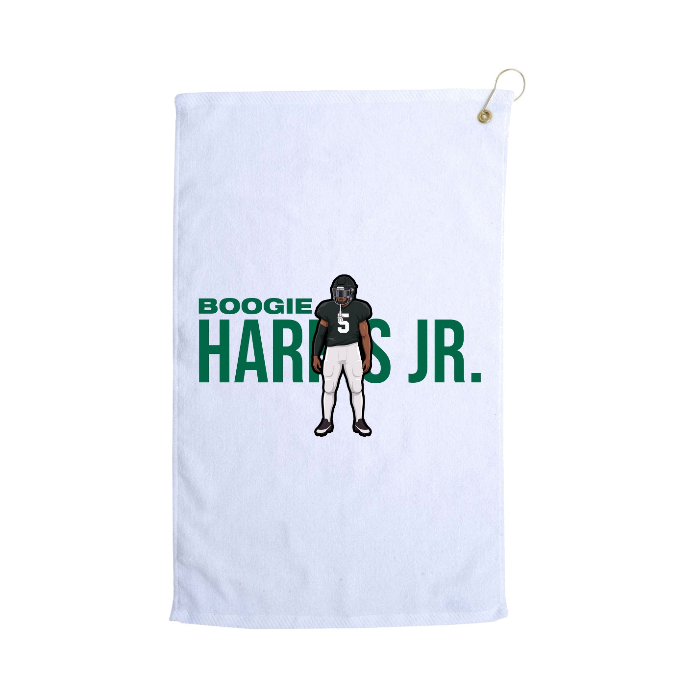 Golf Towel — Player Name in White