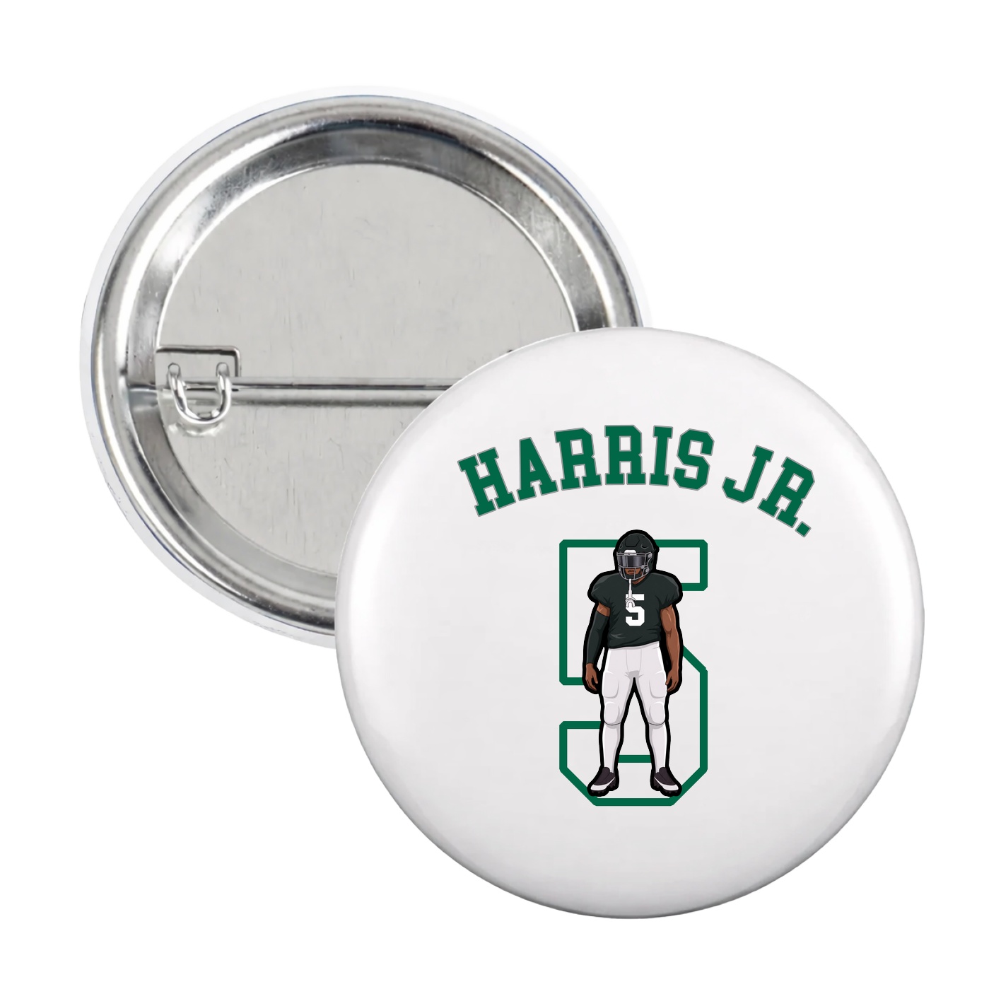 Game Day Button — Shirsey Arch in White