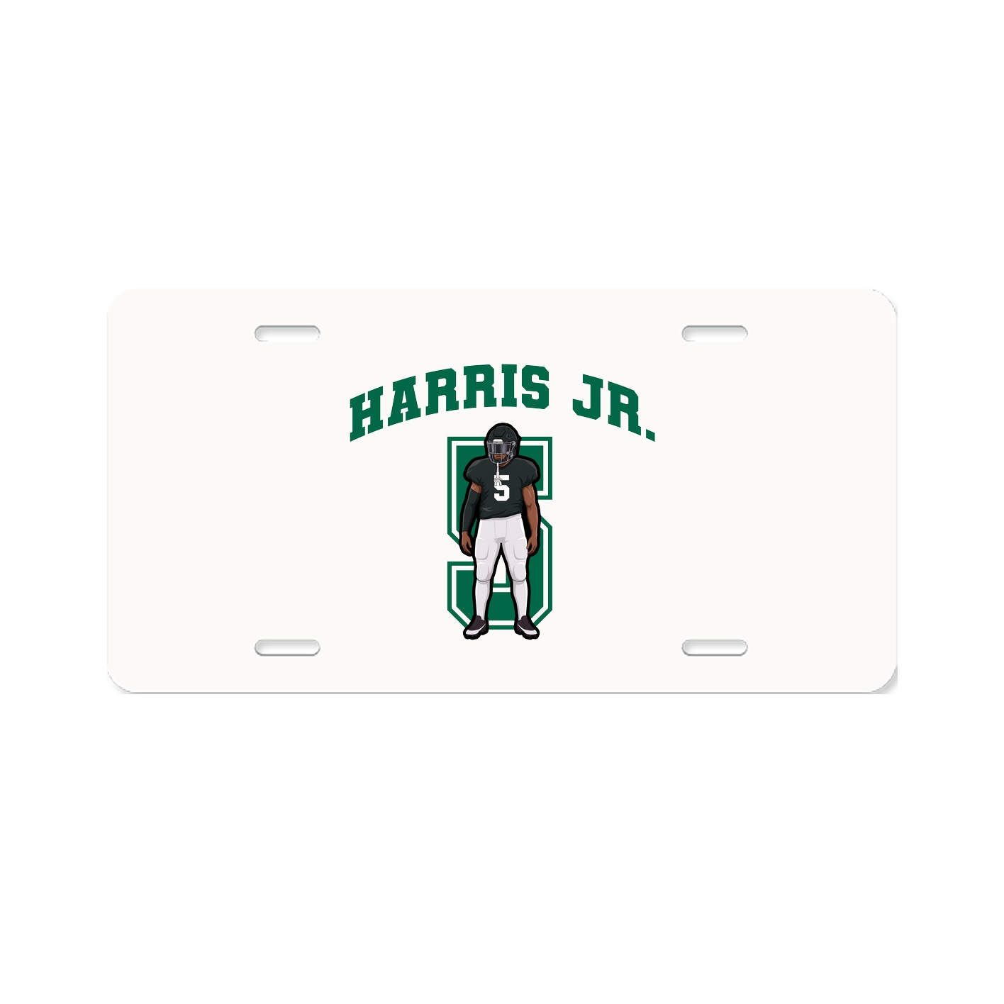 License Plate — Number in Classic