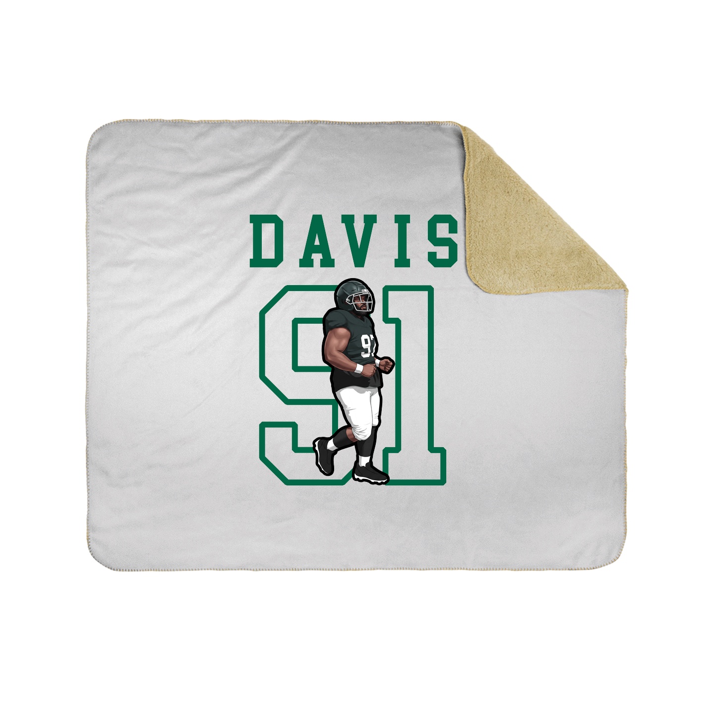 Throw Blanket — Shirsey in White