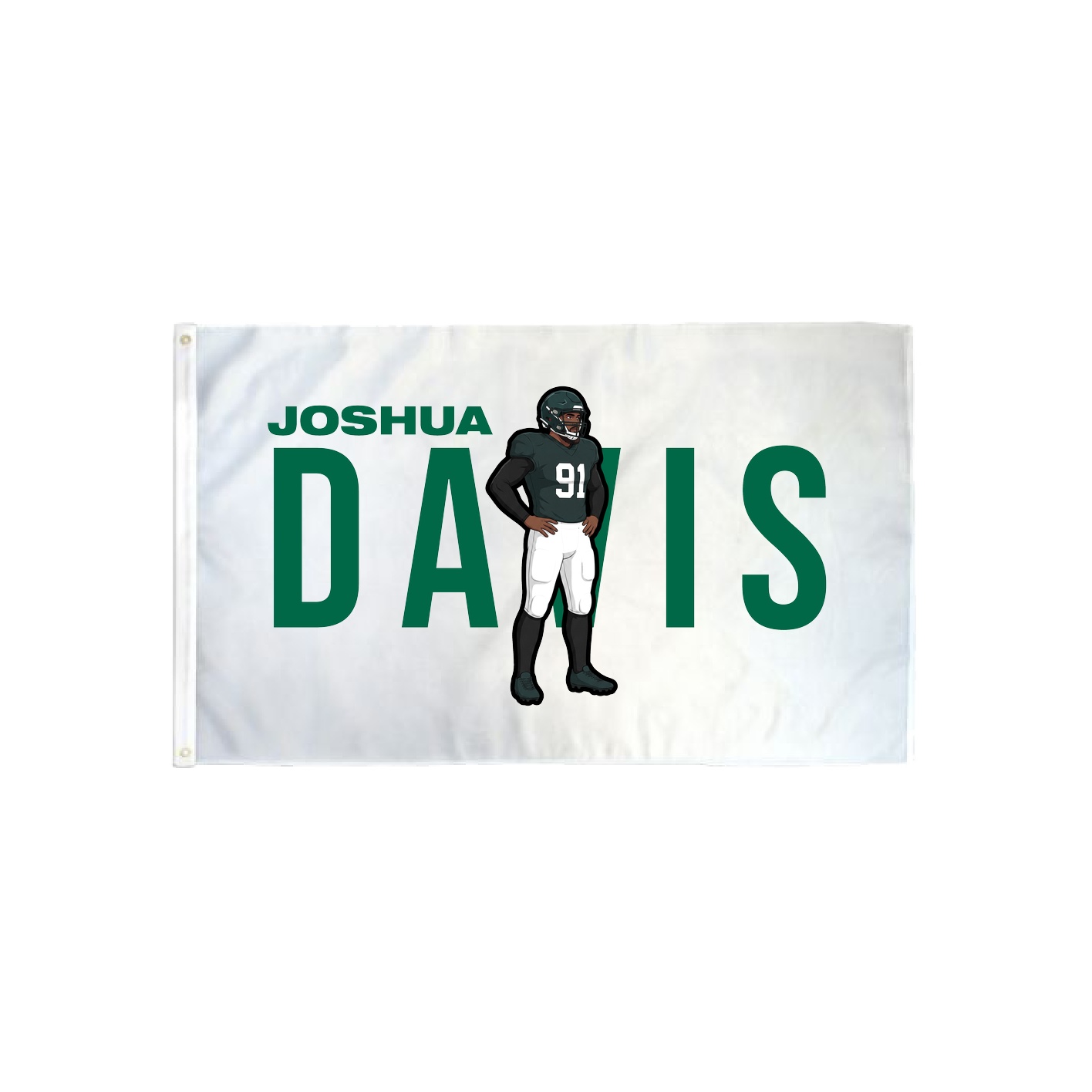 3x5 Flag — Player Name in Classic