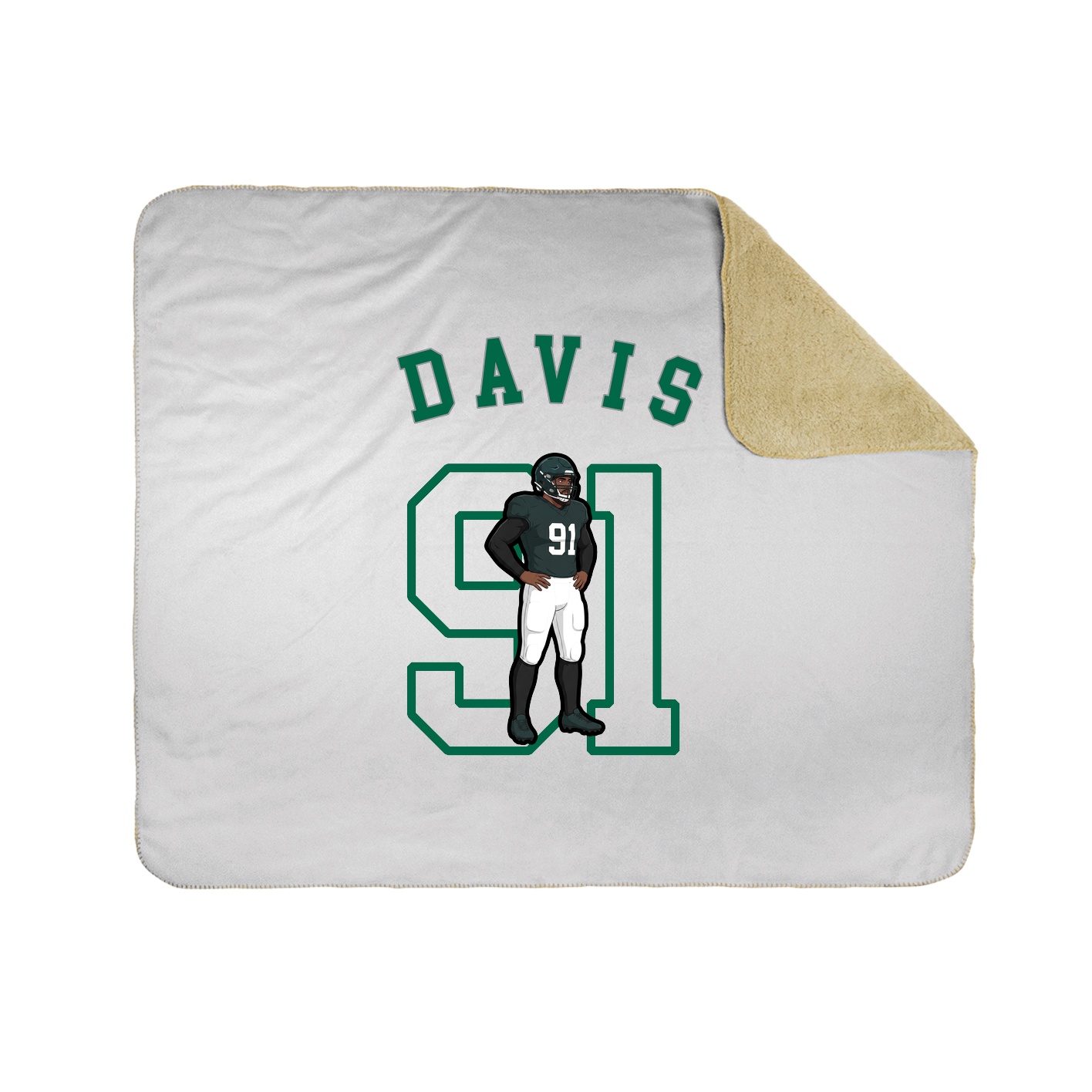 Throw Blanket — Shirsey Arch in White