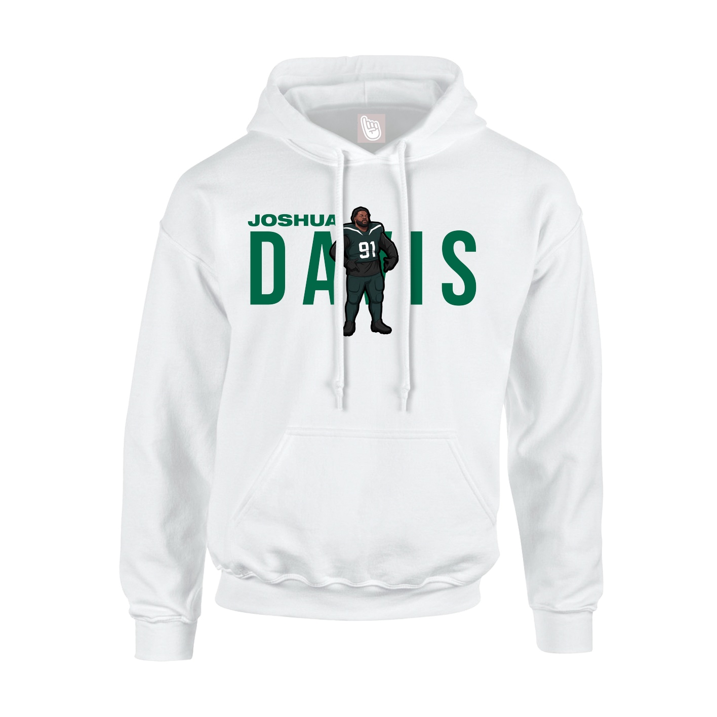 Hoodie — Player Name in White
