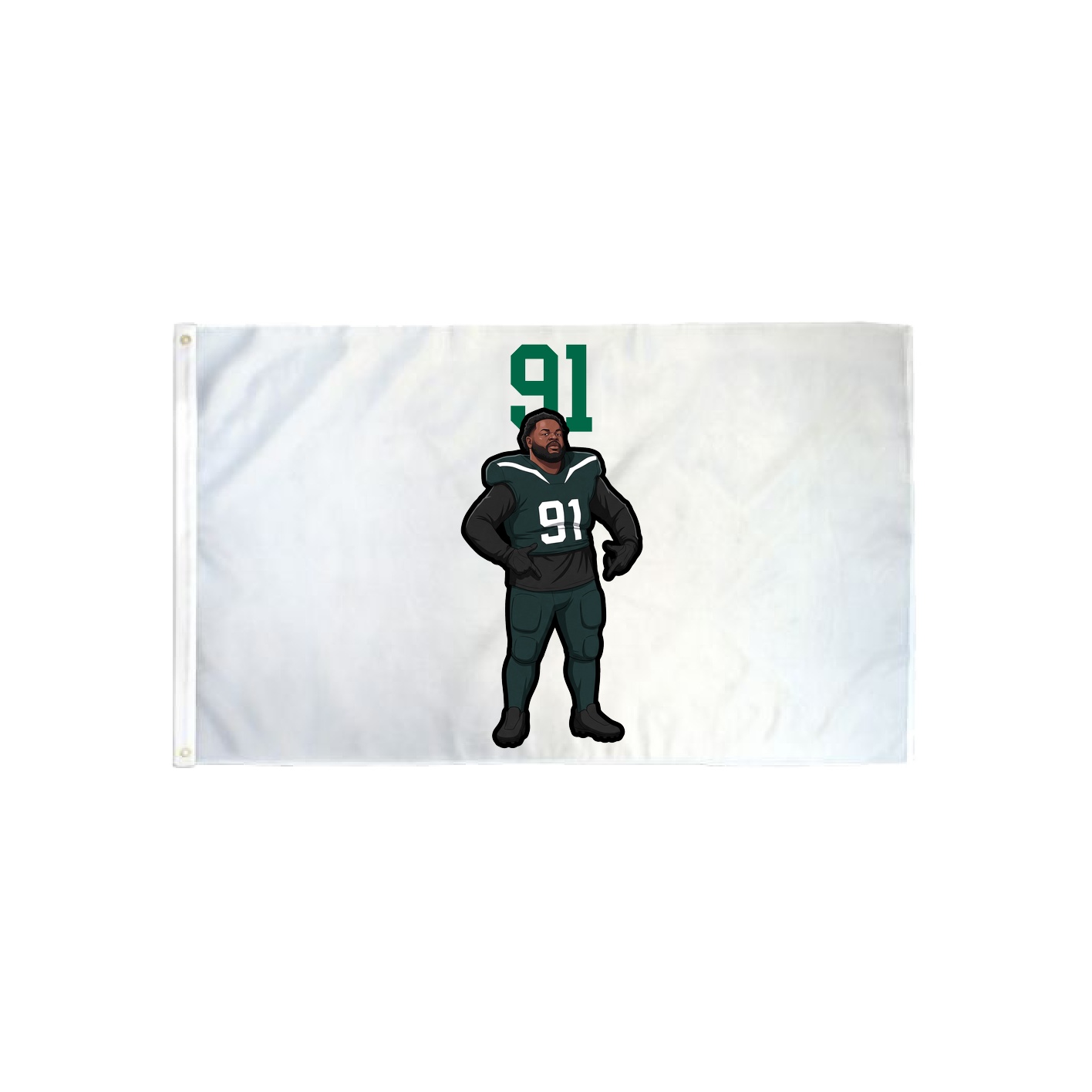 3x5 Flag — Number Top in Classic