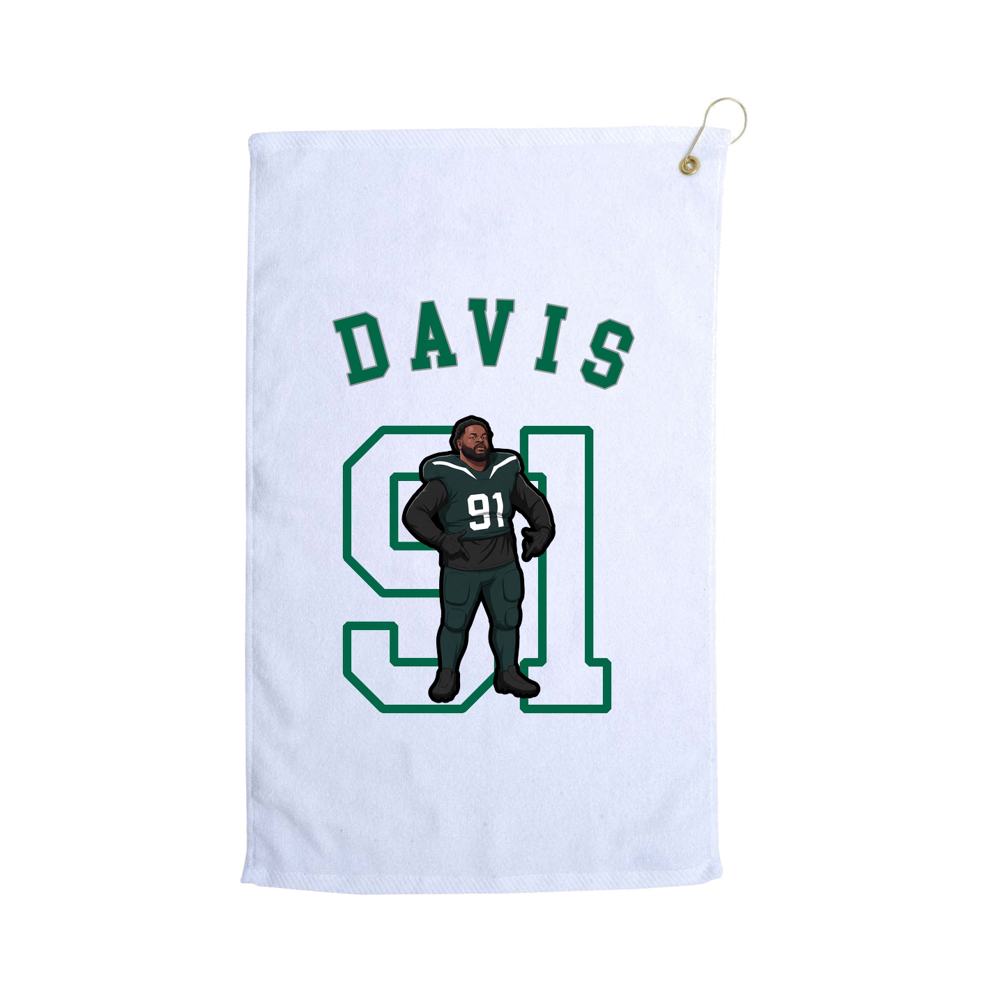 Golf Towel — Shirsey Arch in White