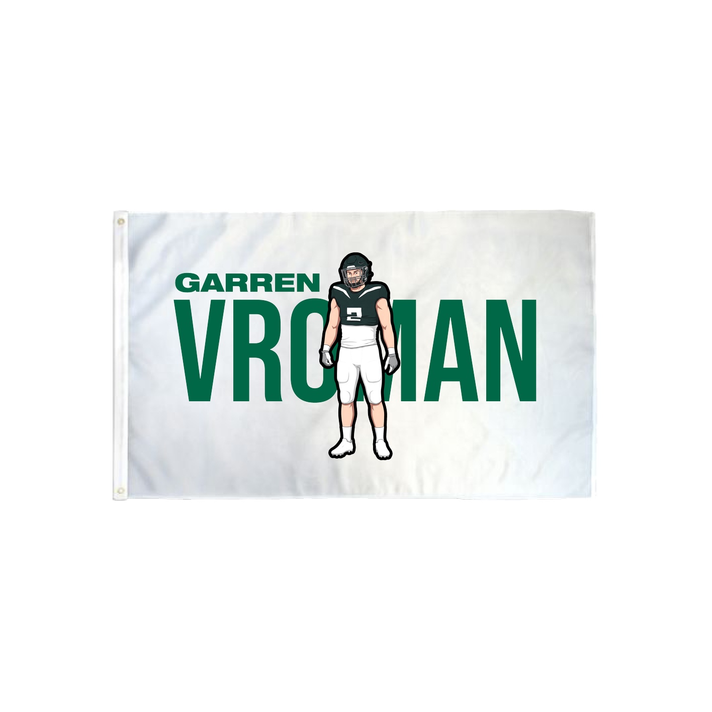3x5 Flag — Player Name in Classic