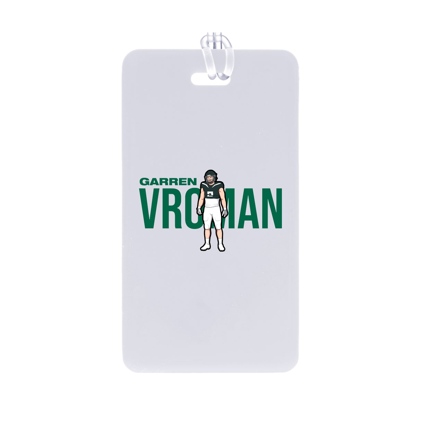 Bag Tag — Player Name in Classic