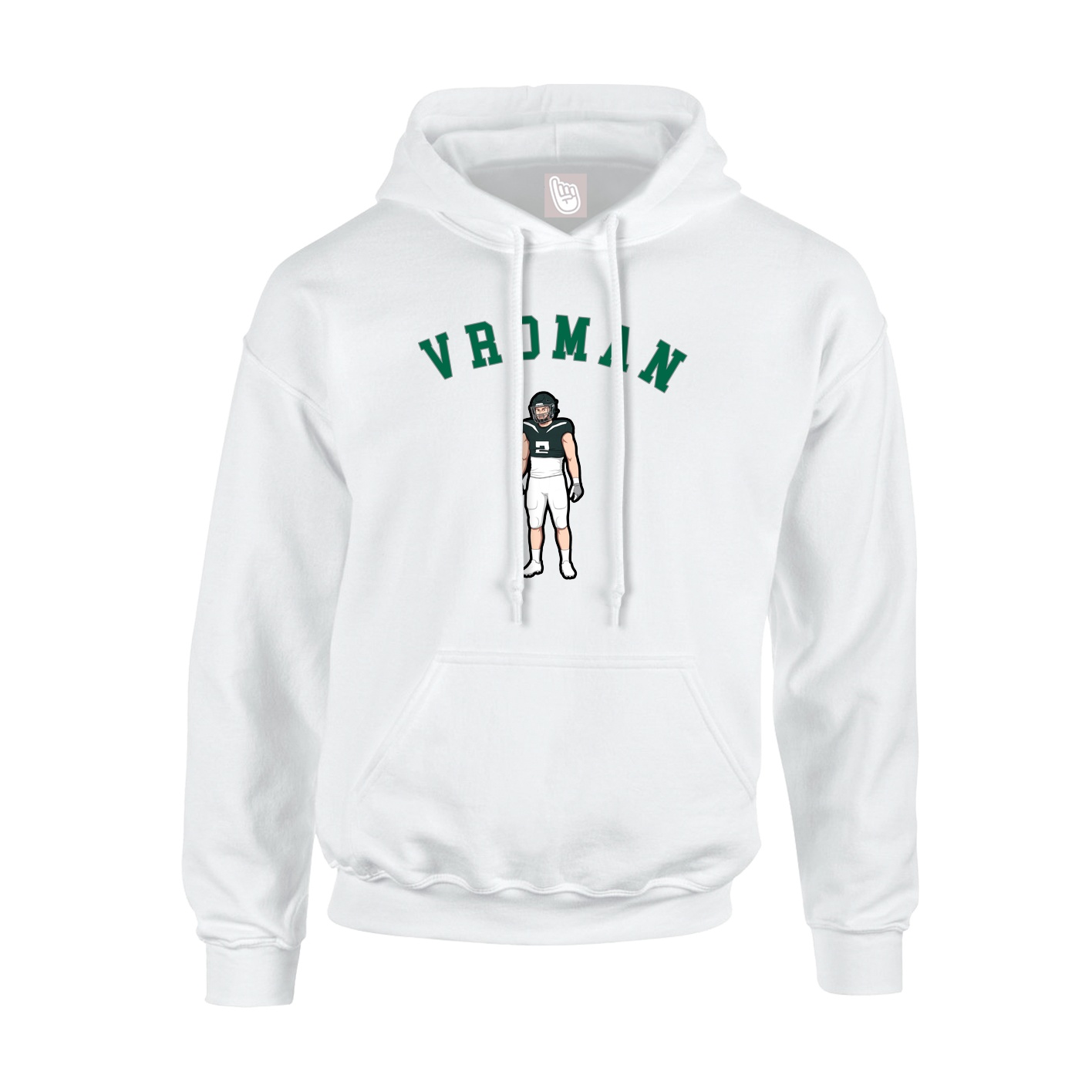 Hoodie — Shirsey Arch in White