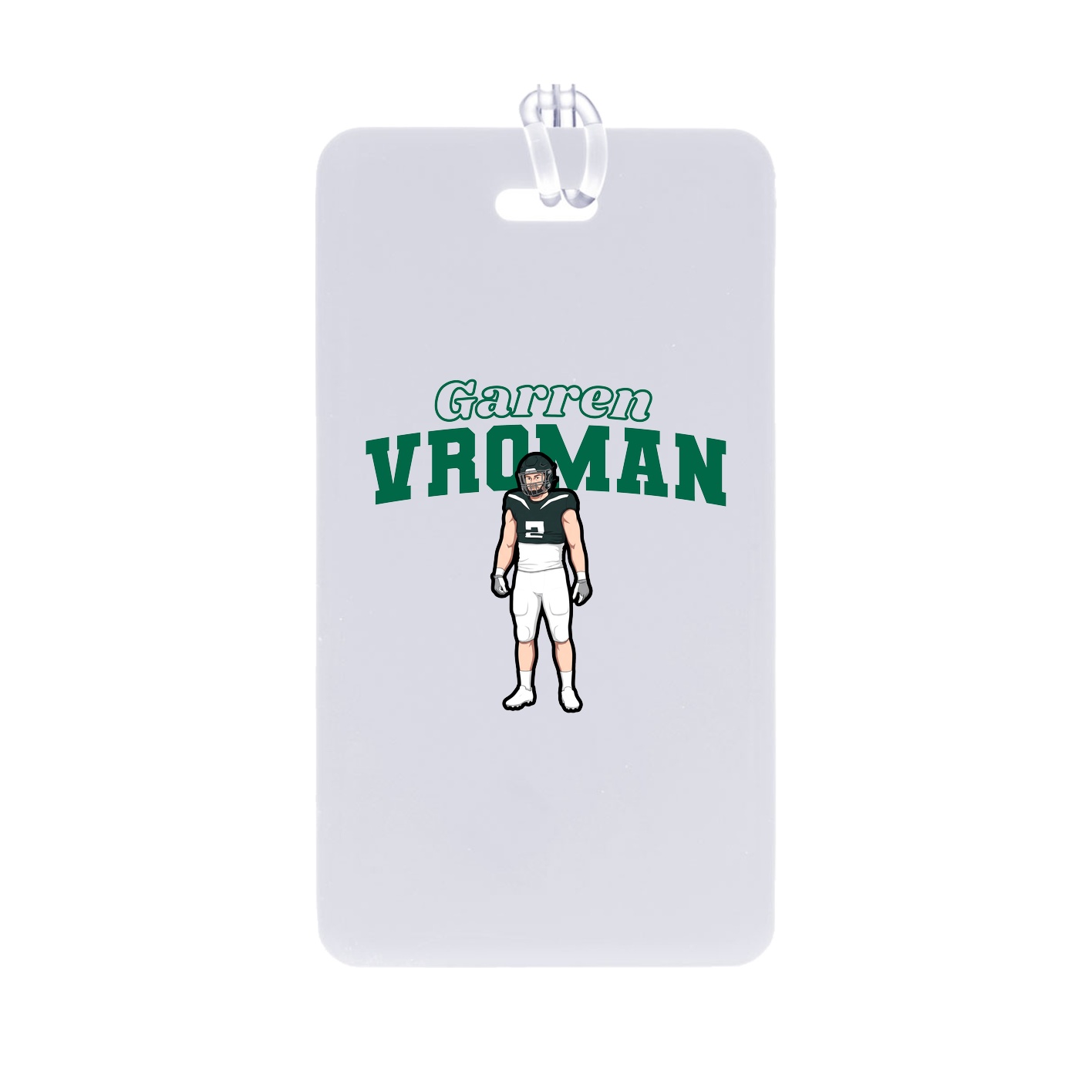 Bag Tag — Name Arch in Classic